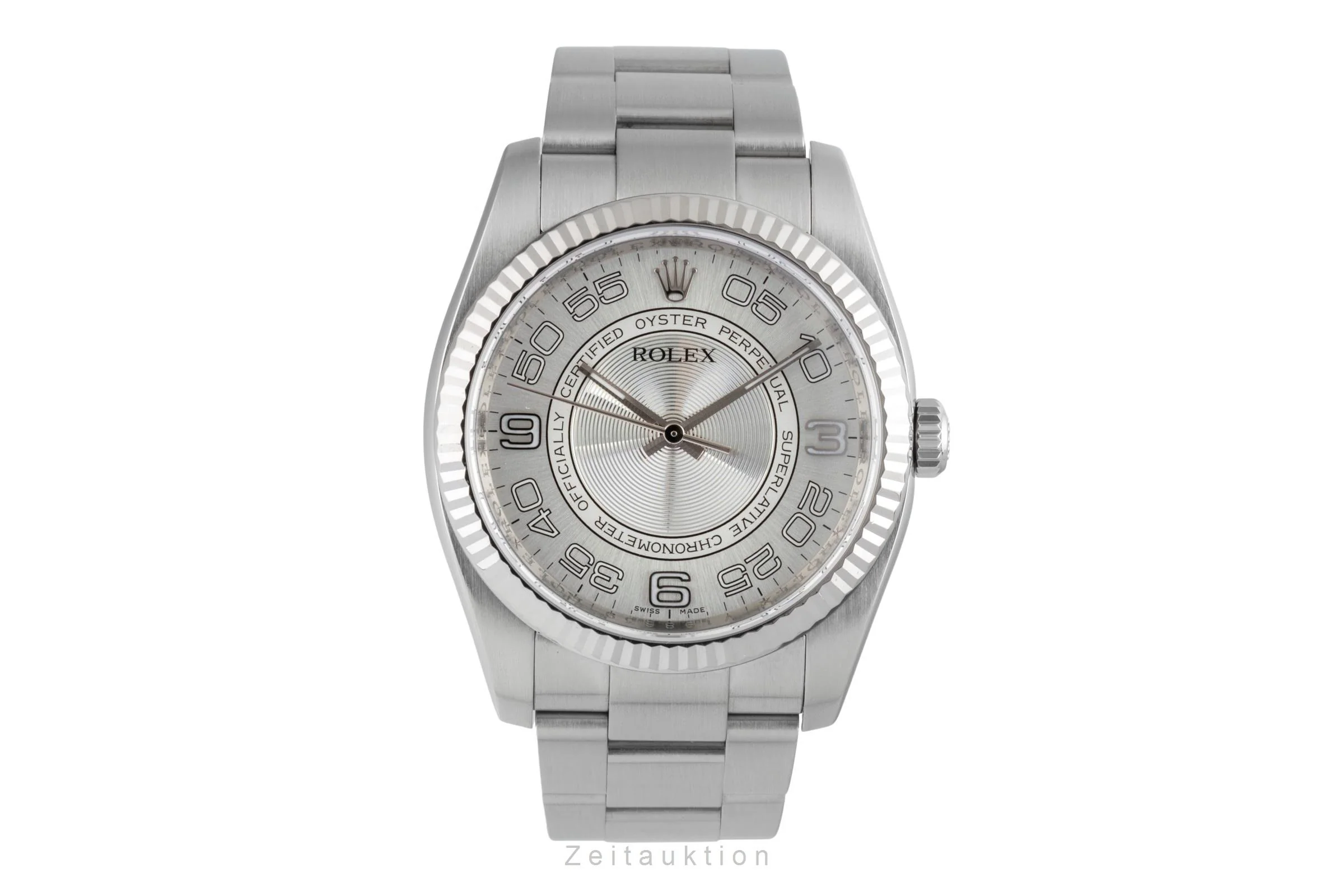 Rolex Oyster Perpetual steel / white gold automatic men's watch 116034  [2506637] - Image 5