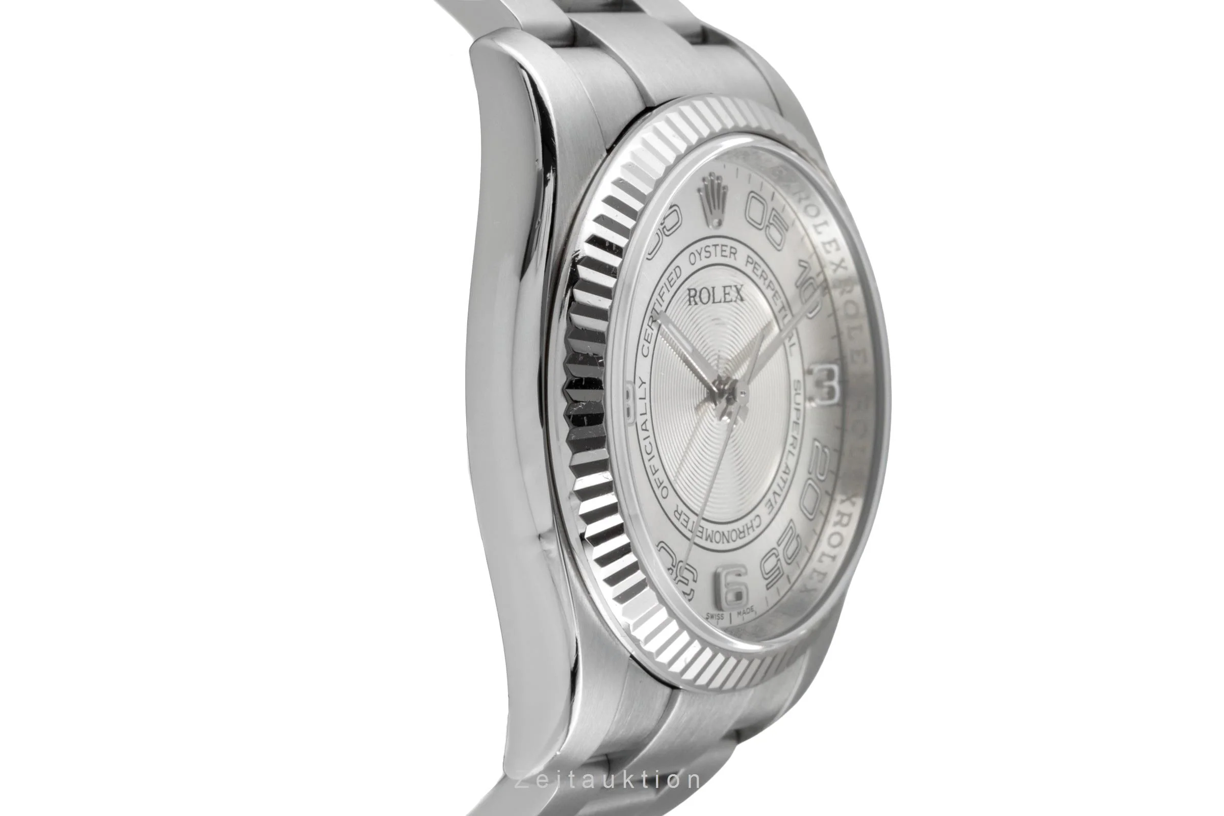 Rolex Oyster Perpetual steel / white gold automatic men's watch 116034  [2506637] - Image 8