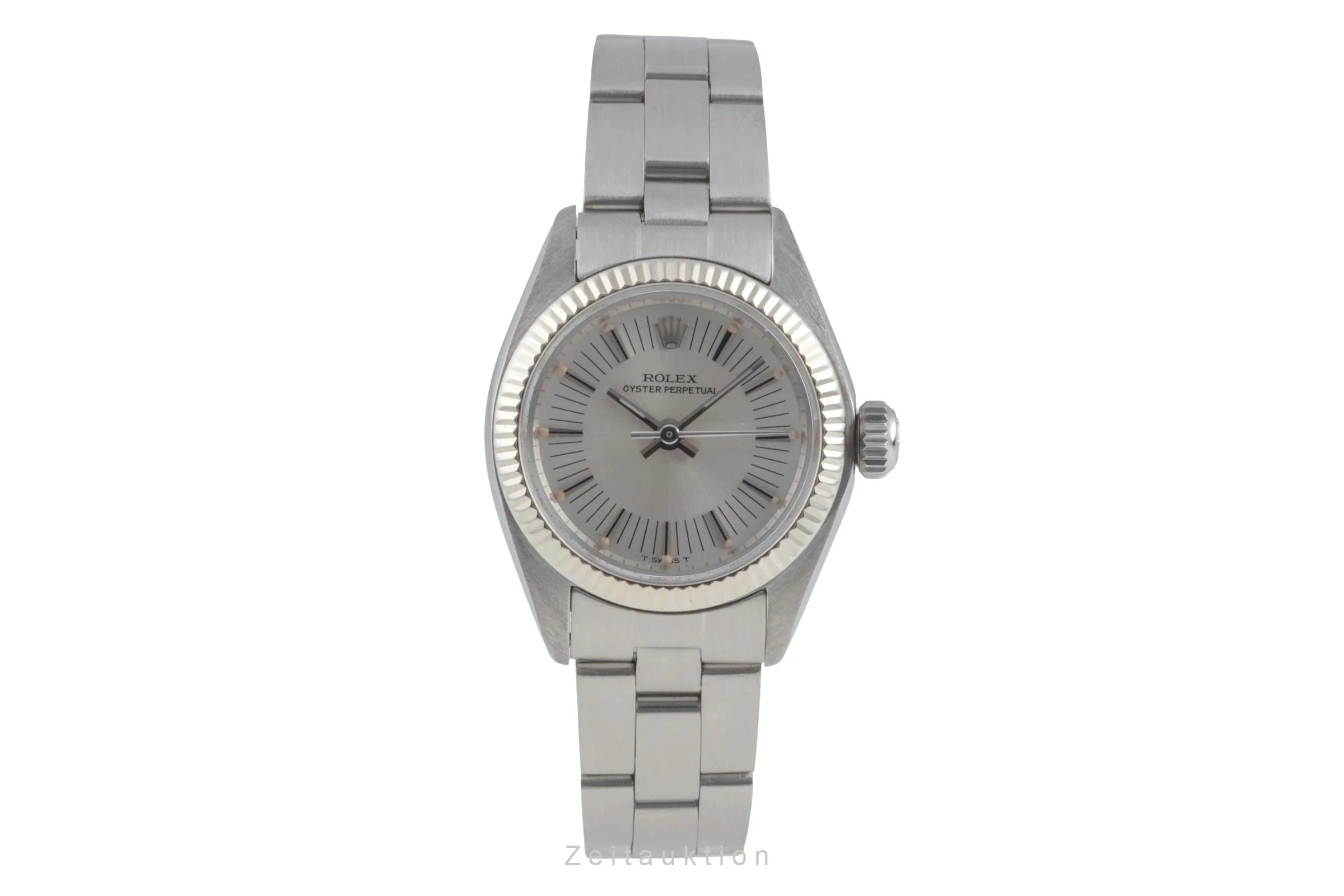 Rolex Oyster Perpetual steel / white gold automatic women's watch 6719 Vintage  [2506700] - Image 5