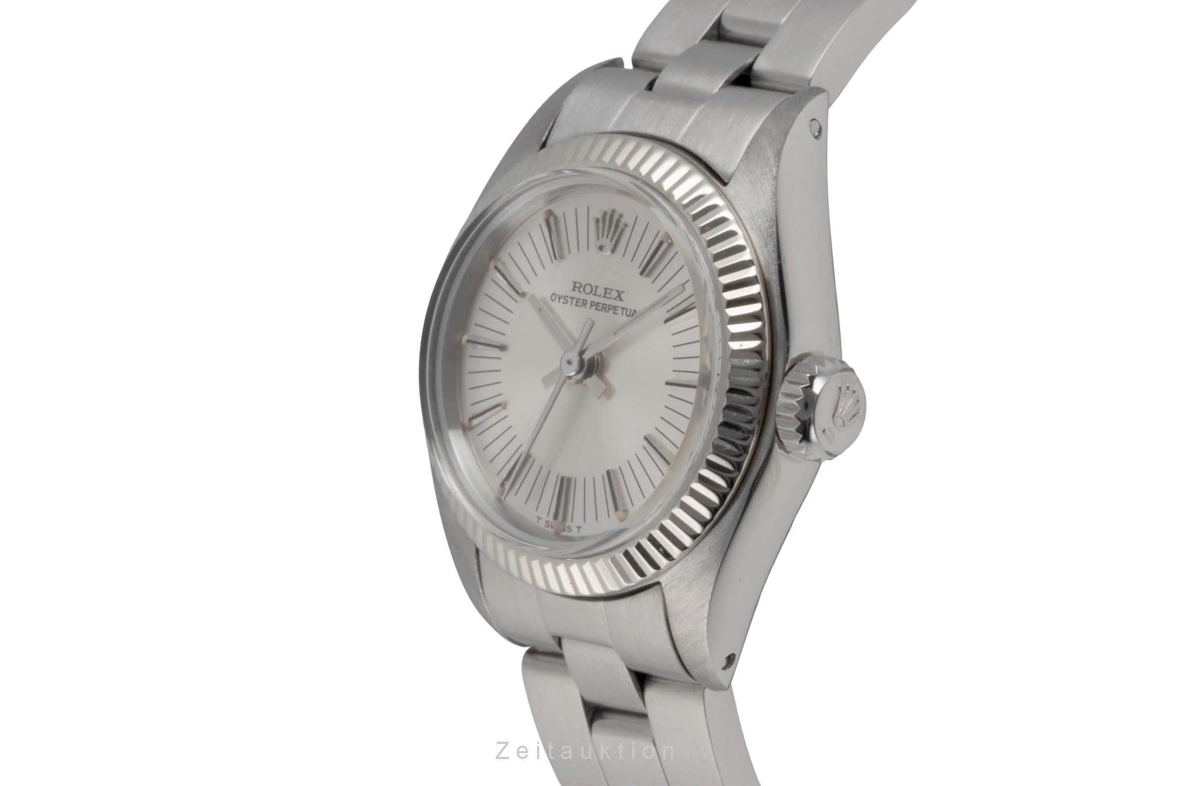 Rolex Oyster Perpetual steel / white gold automatic women's watch 6719 Vintage  [2506700] - Image 7
