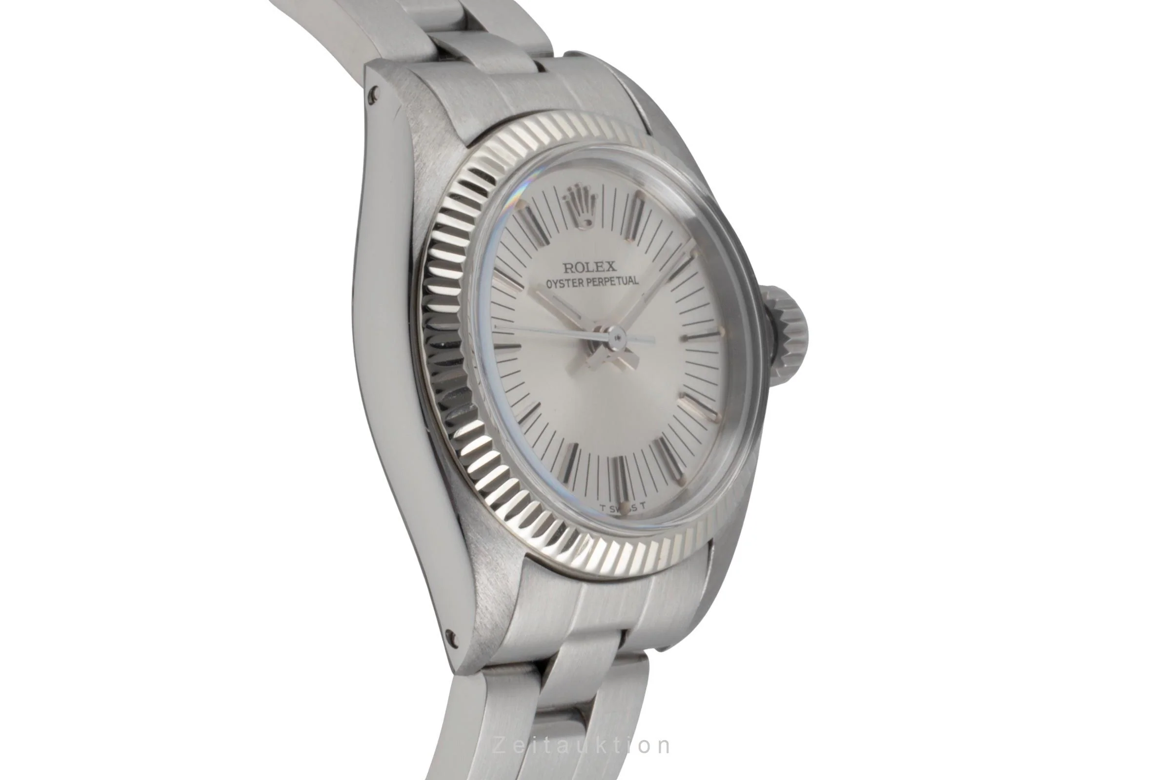 Rolex Oyster Perpetual steel / white gold automatic women's watch 6719 Vintage  [2506700] - Image 8