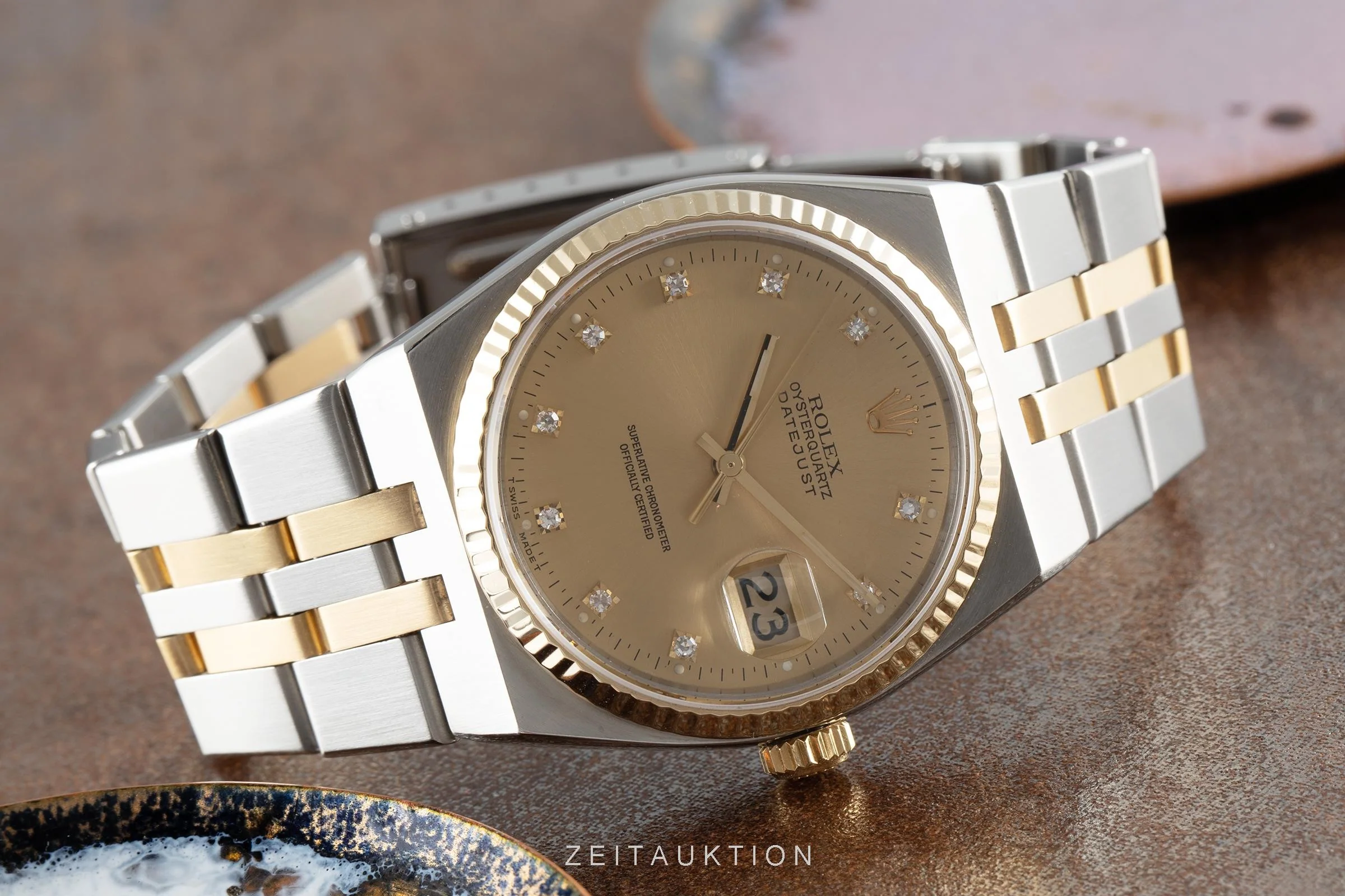 Rolex Oysterquartz steel / gold quartz men's watch 17013  [2107947] - Image 2