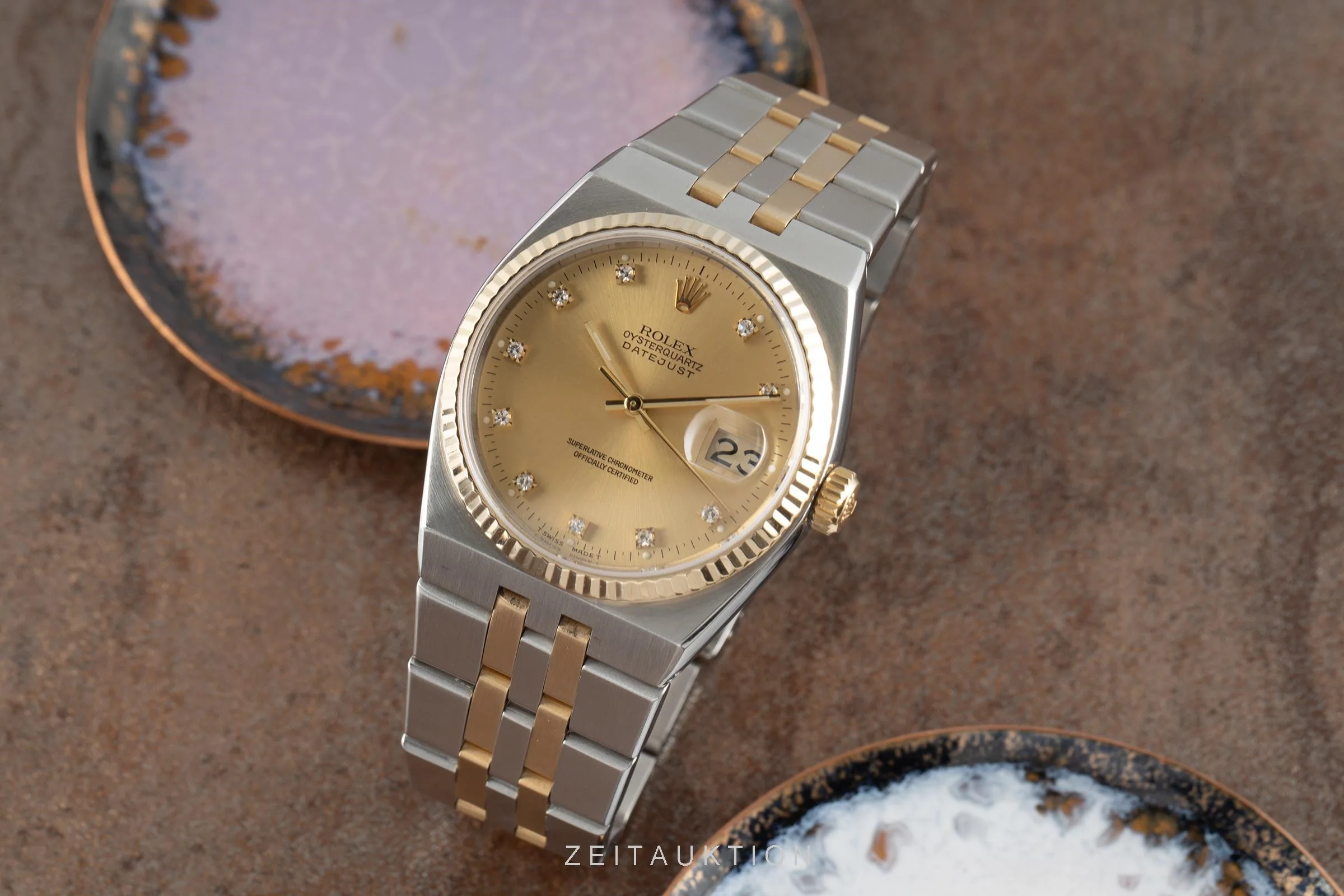 Rolex Oysterquartz steel / gold quartz men's watch 17013  [2107947] - Image 3