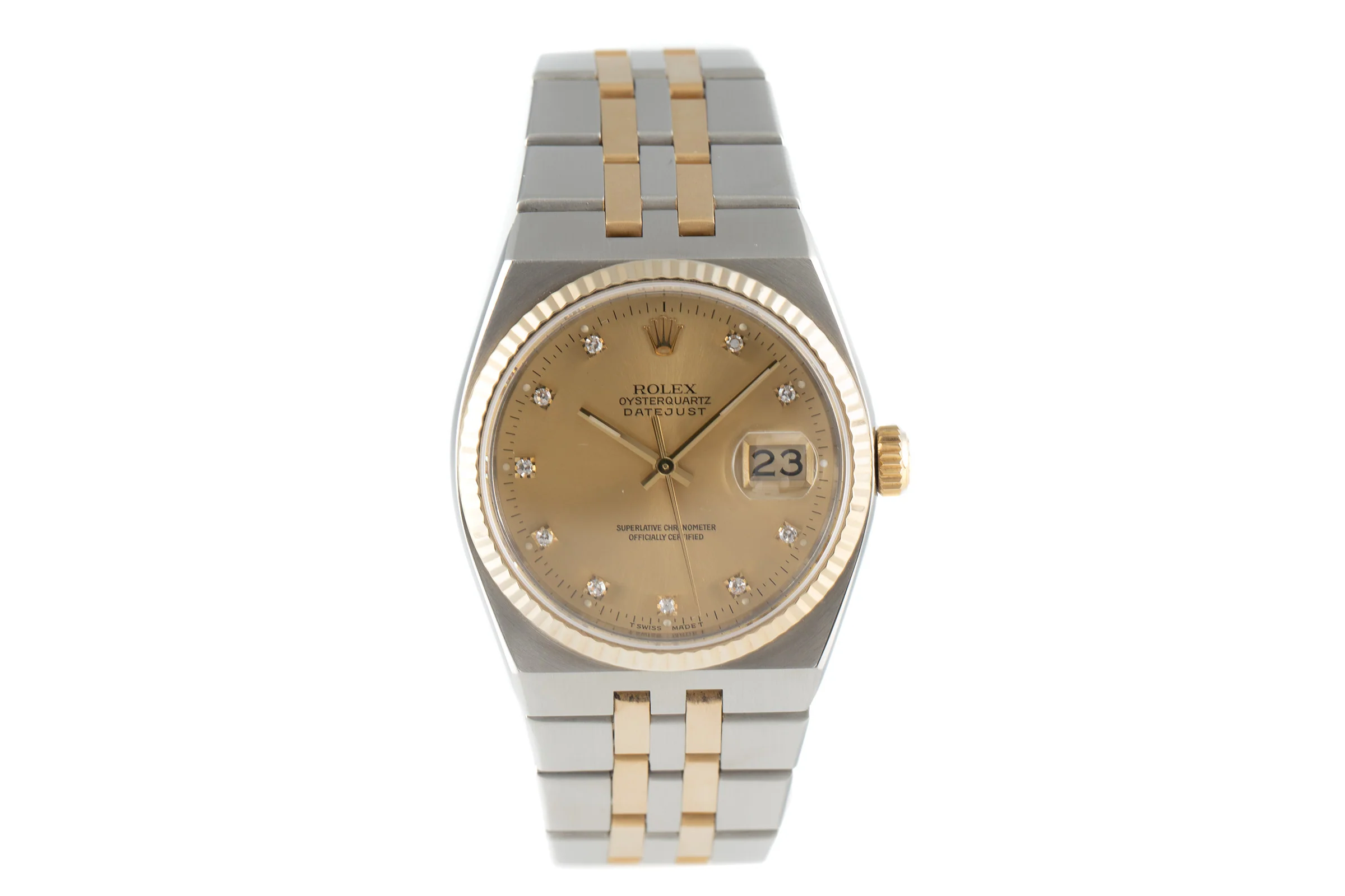 Rolex Oysterquartz steel / gold quartz men's watch 17013  [2107947] - Image 4