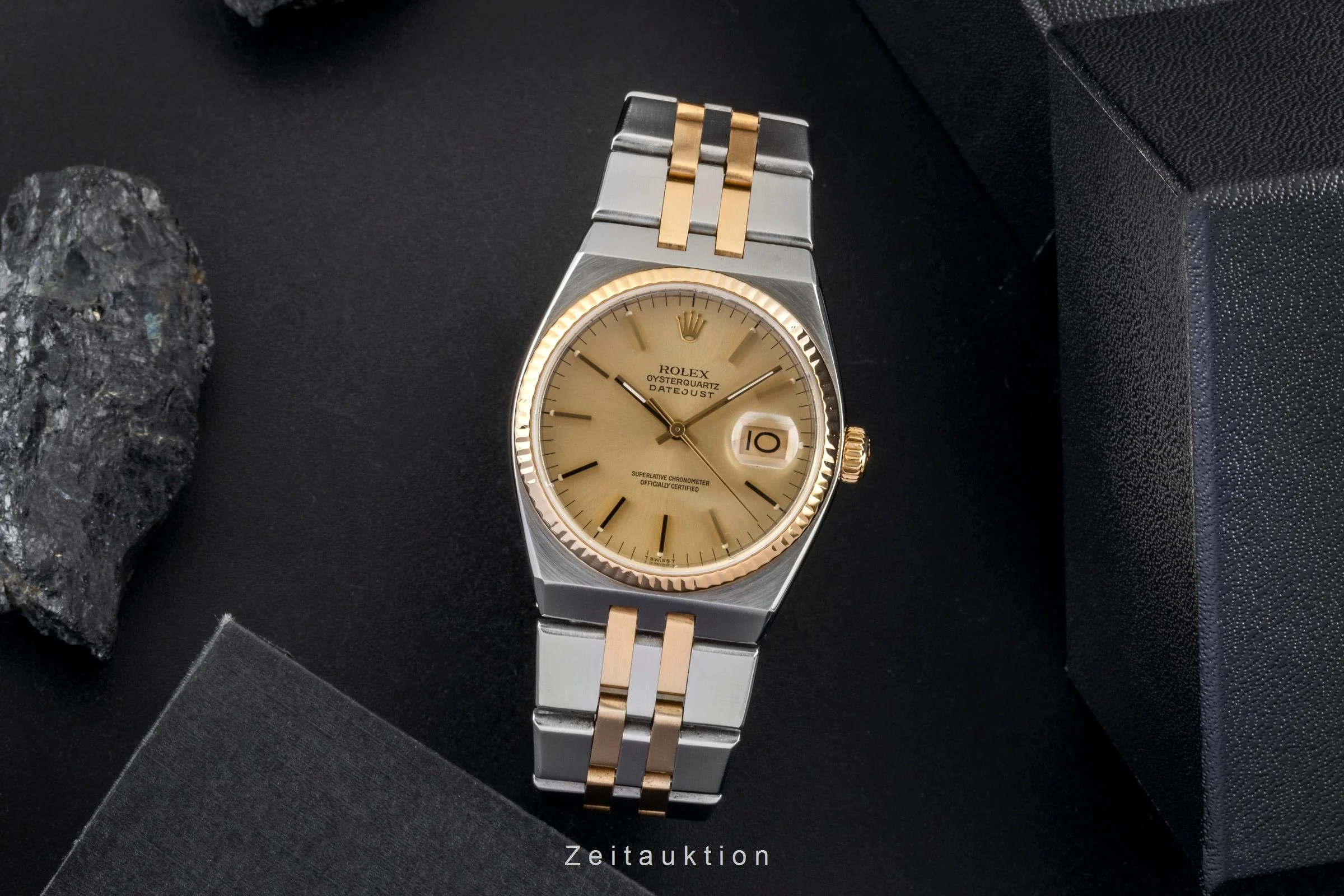 Rolex Oysterquartz steel / gold quartz men's watch 17013  [2601038] - Image 4