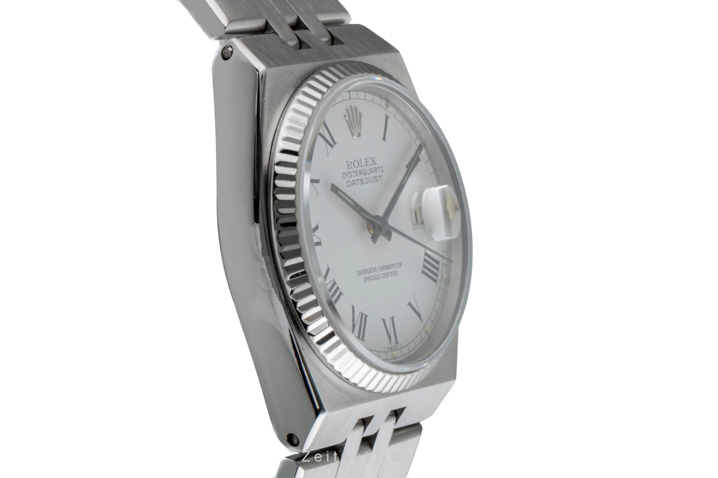 Rolex Oysterquartz steel / white gold quartz men's watch 17014 Vintage  [2600319] - Image 8