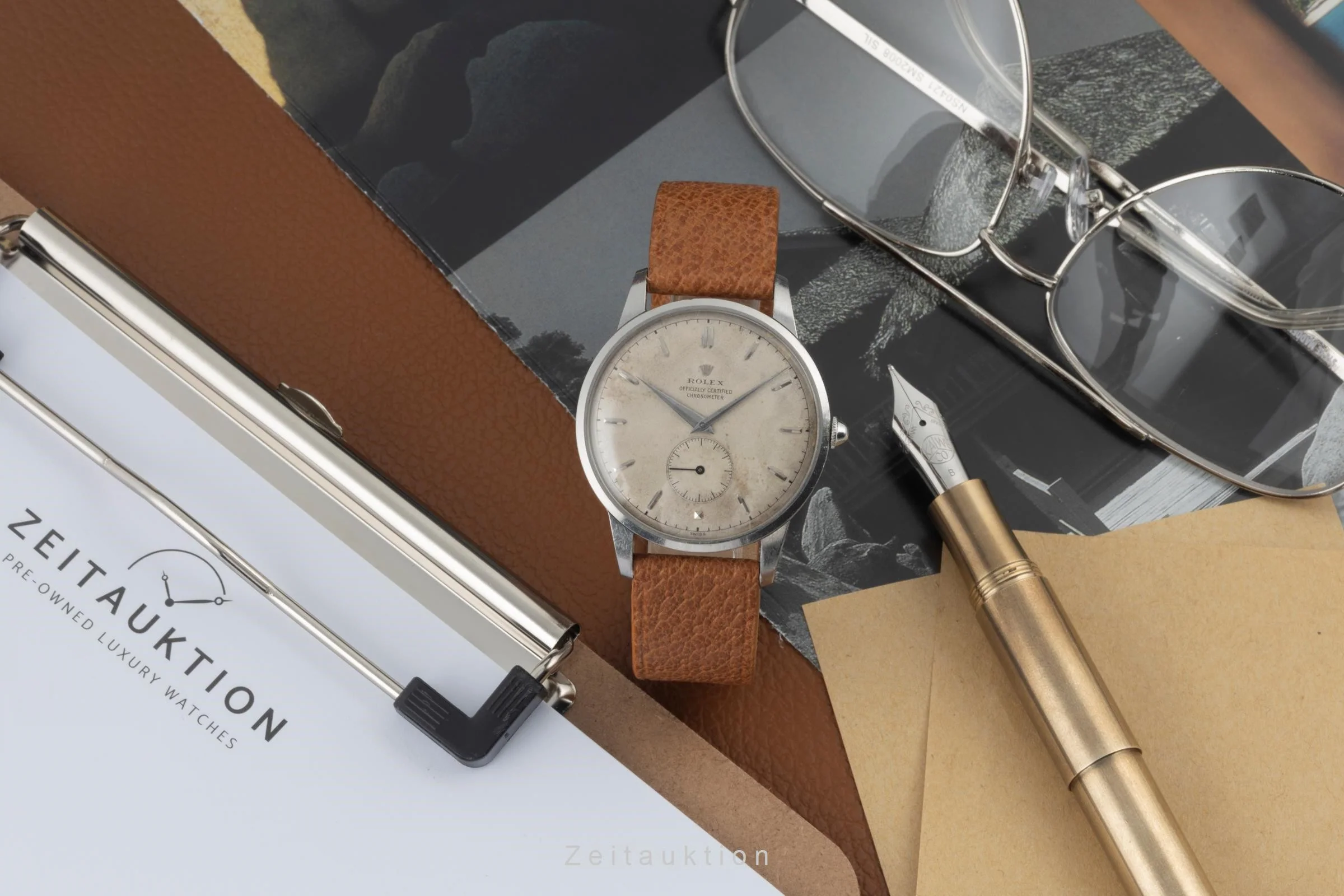 Rolex Precision steel manual winding men's watch 4890 Vintage  [2400964] - Image 3
