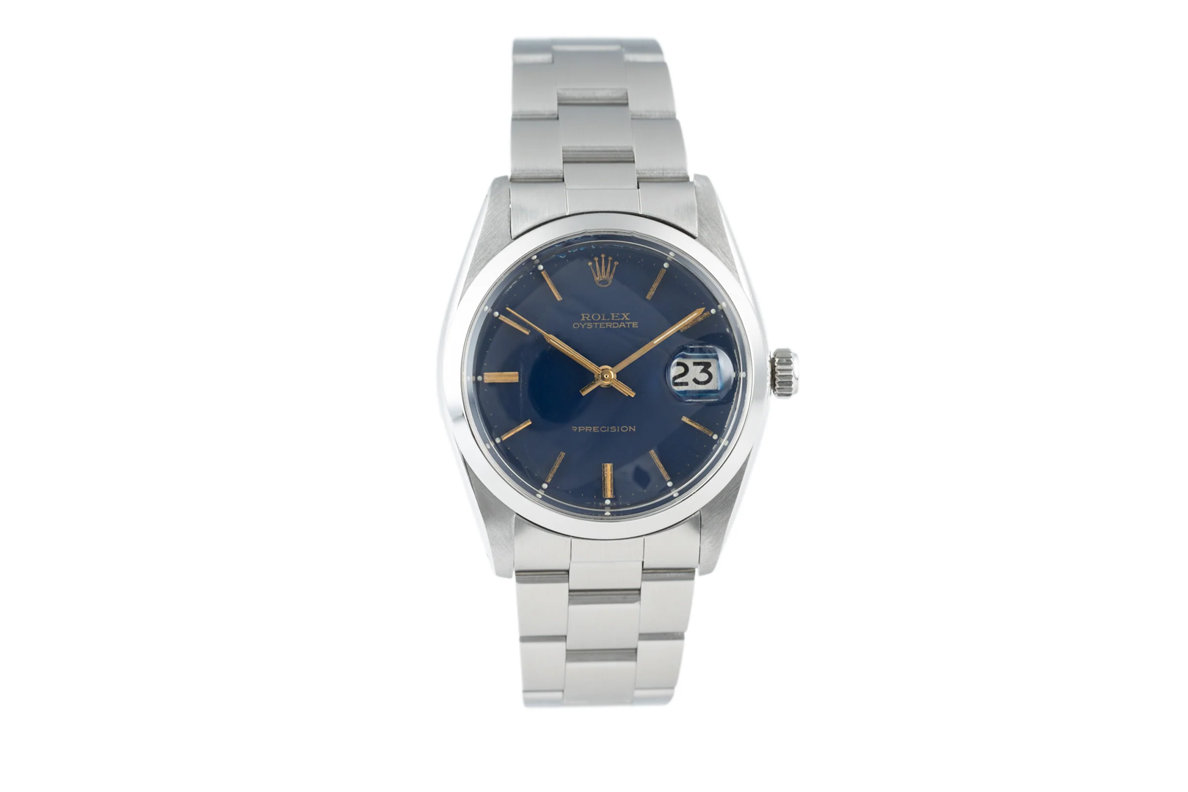 Rolex Precision steel manual winding men's watch 6694 Vintage  [2201216] - Image 4