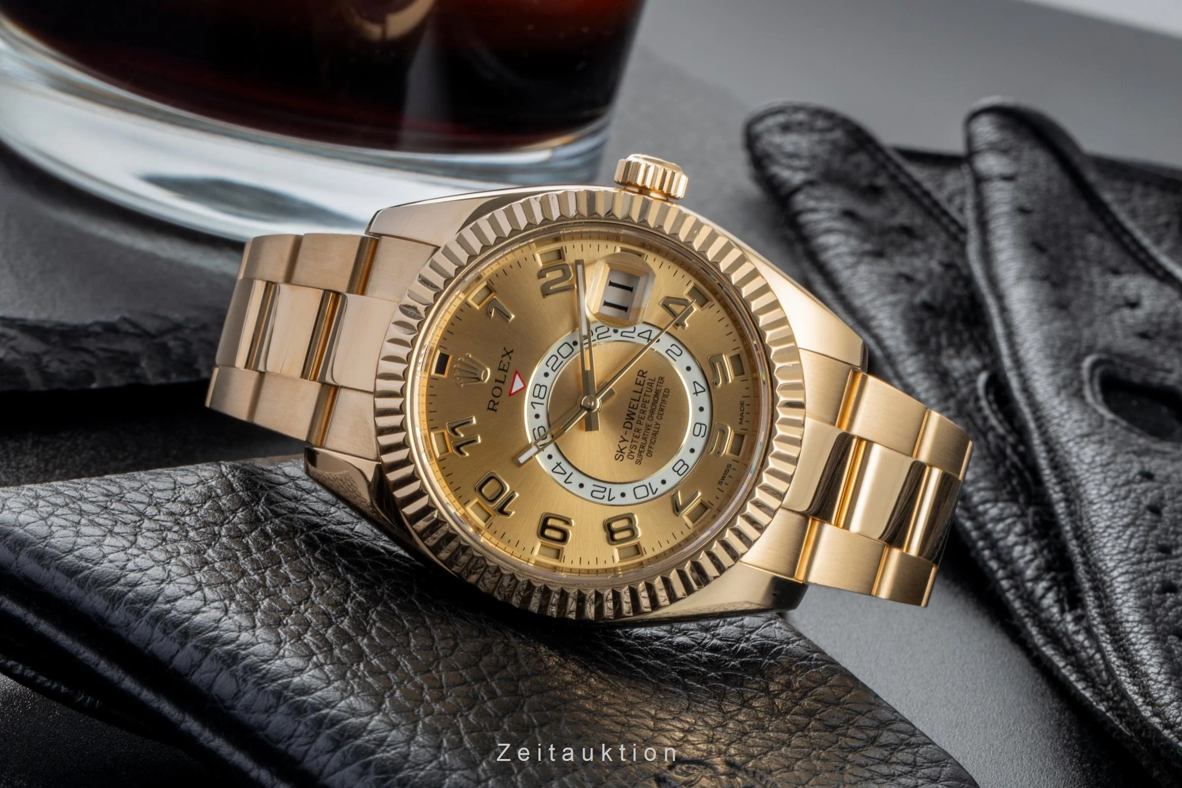 Rolex Sky-Dweller 18 ct gold automatic men's watch 326938 LP: 54700EUR  [2507064] - Image 3