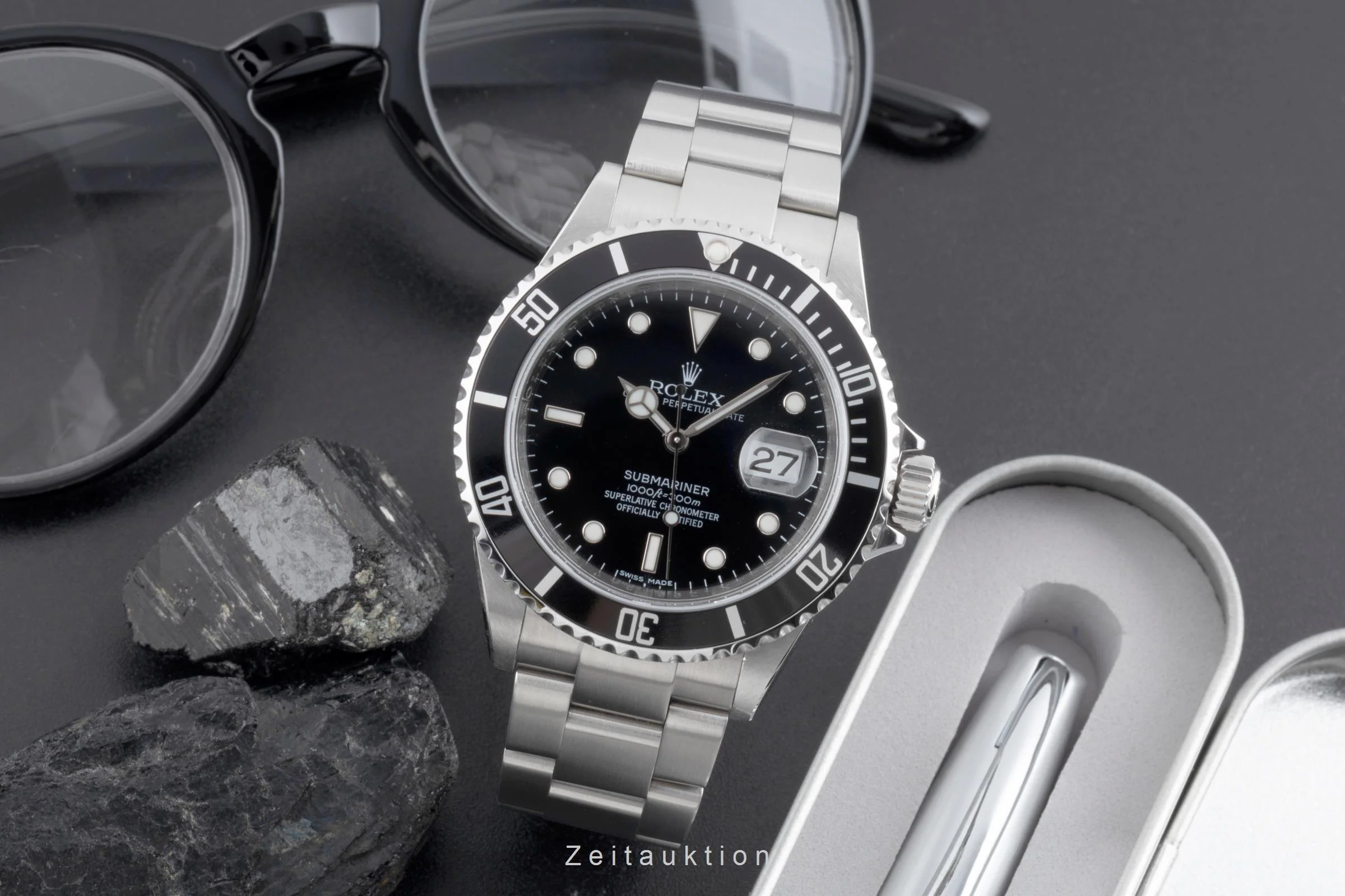 Rolex Submariner steel automatic men's watch 16610 T  [2503480] - Image 4
