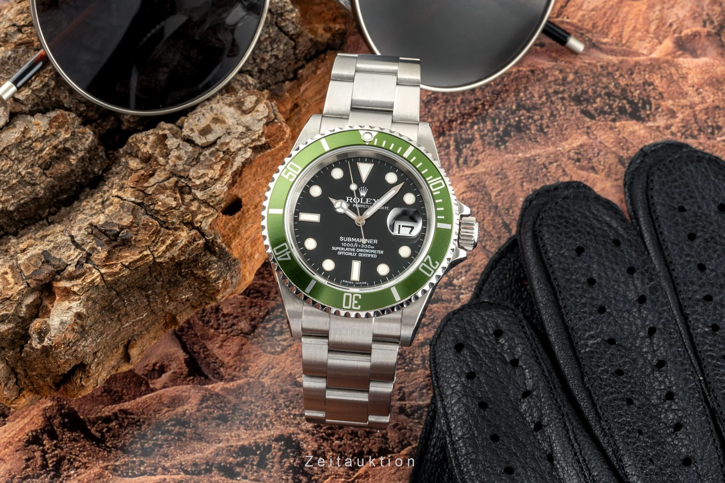 Rolex Submariner steel automatic men's watch 16610LV  [2401141] - Image 2