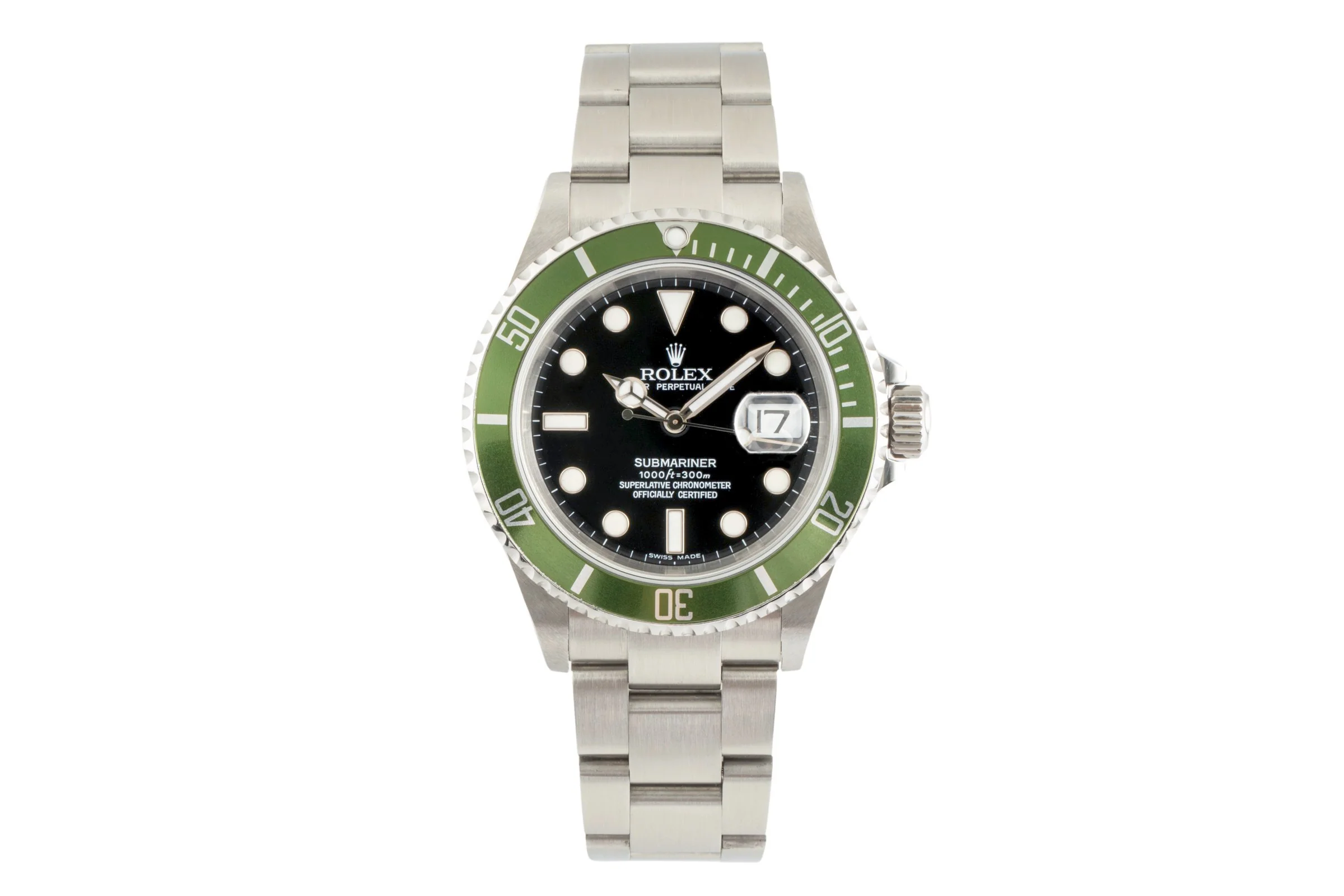 Rolex Submariner steel automatic men's watch 16610LV  [2401141] - Image 4