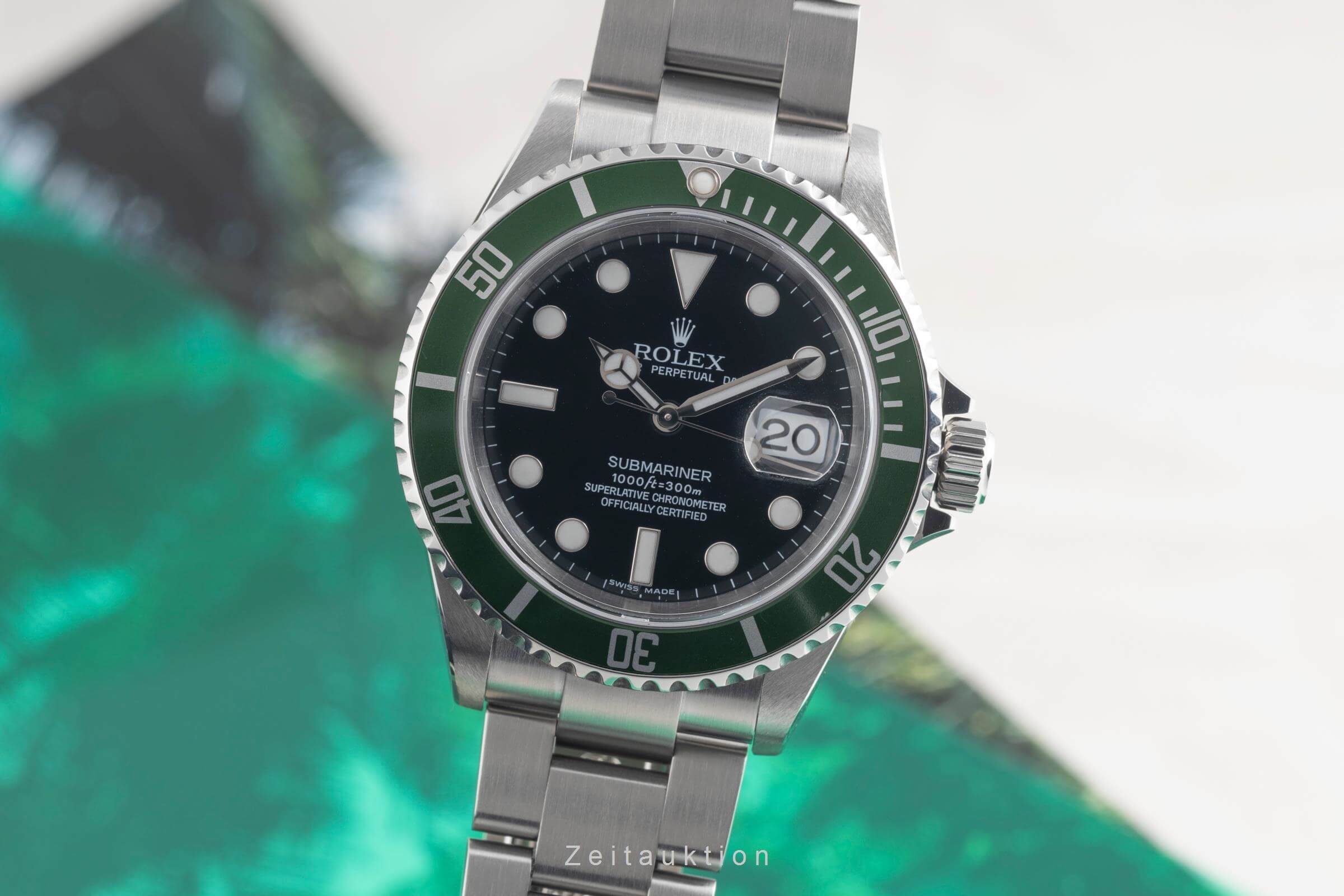 Rolex Submariner steel automatic men's watch 16610LV  [2501816] - Image 2