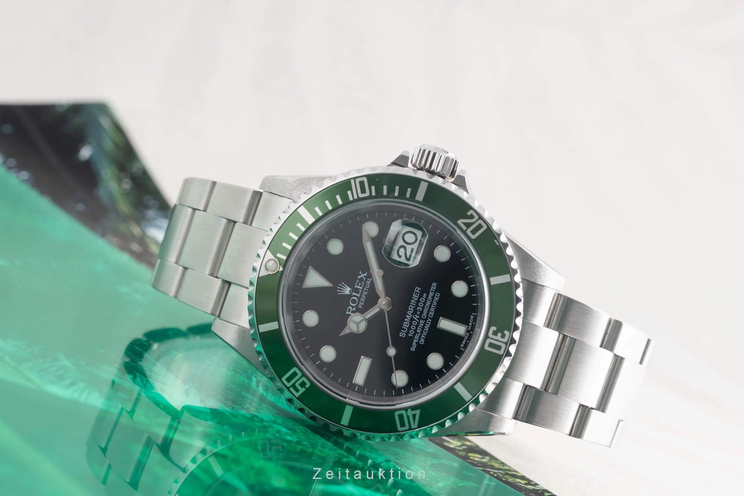Rolex Submariner steel automatic men's watch 16610LV  [2501816] - Image 3