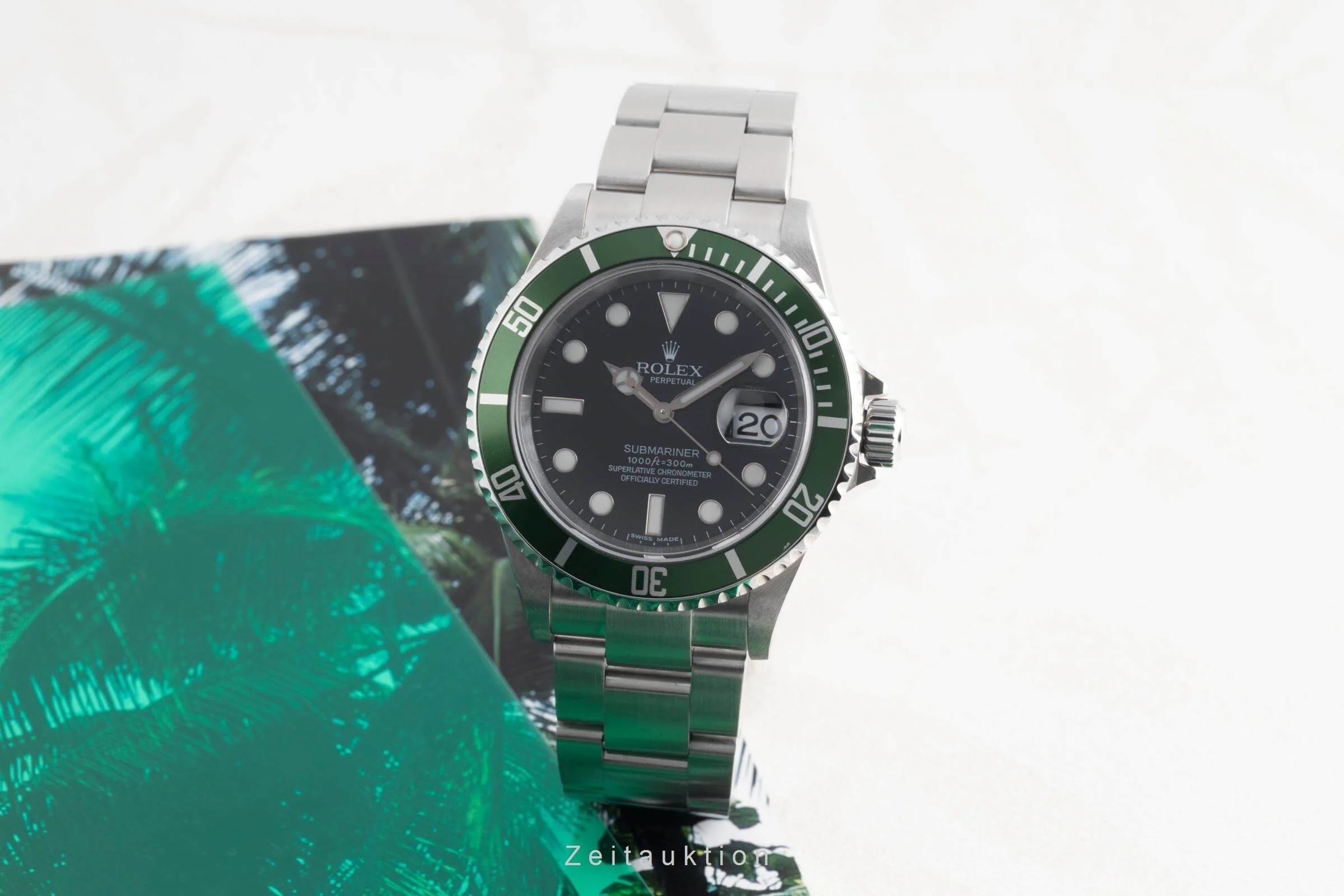 Rolex Submariner steel automatic men's watch 16610LV  [2501816] - Image 4