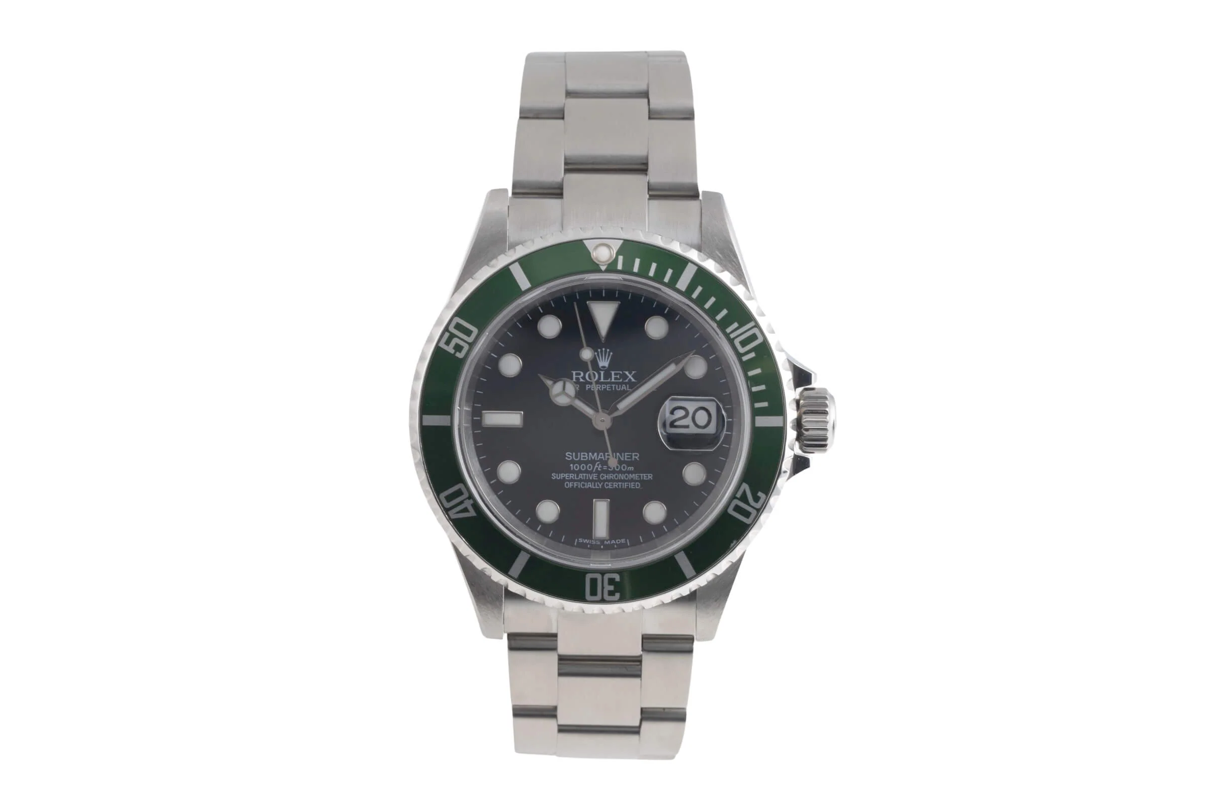 Rolex Submariner steel automatic men's watch 16610LV  [2501816] - Image 5