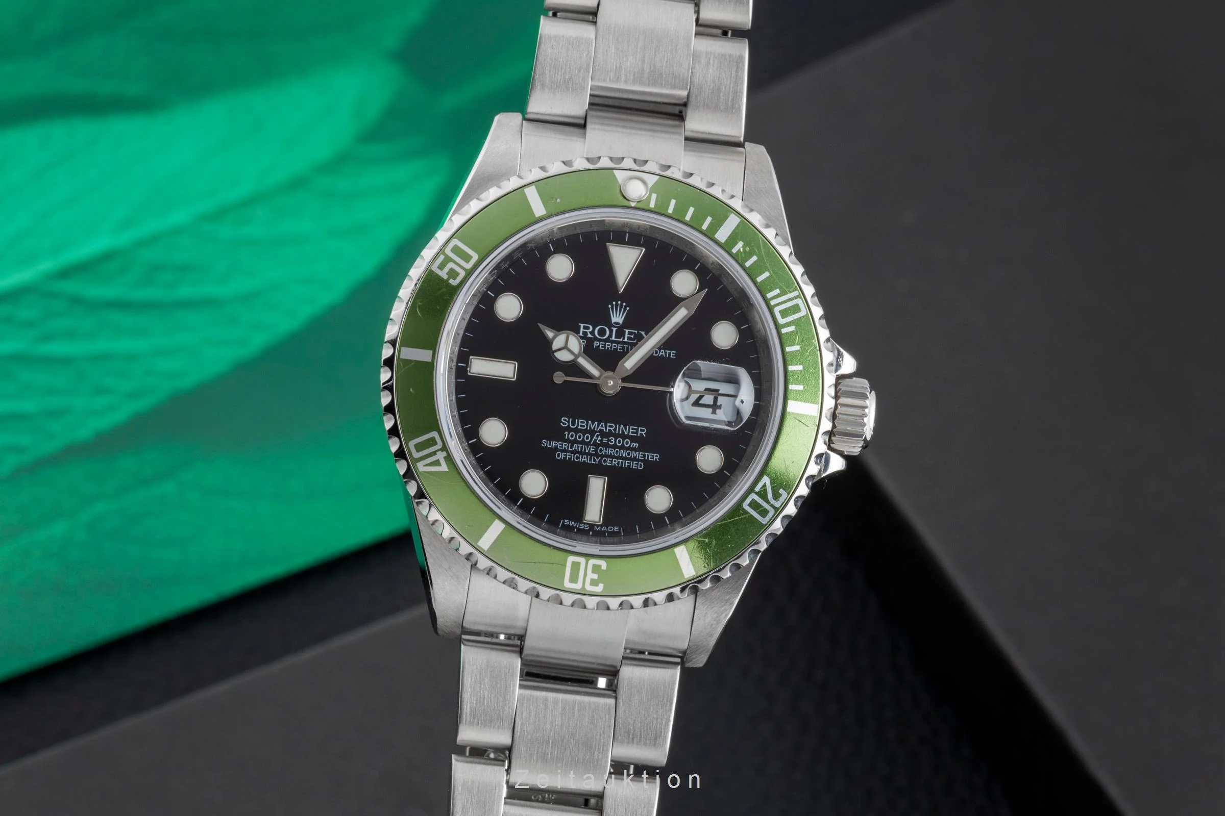 Rolex Submariner steel automatic men's watch 16610LV  [2502202] - Image 2