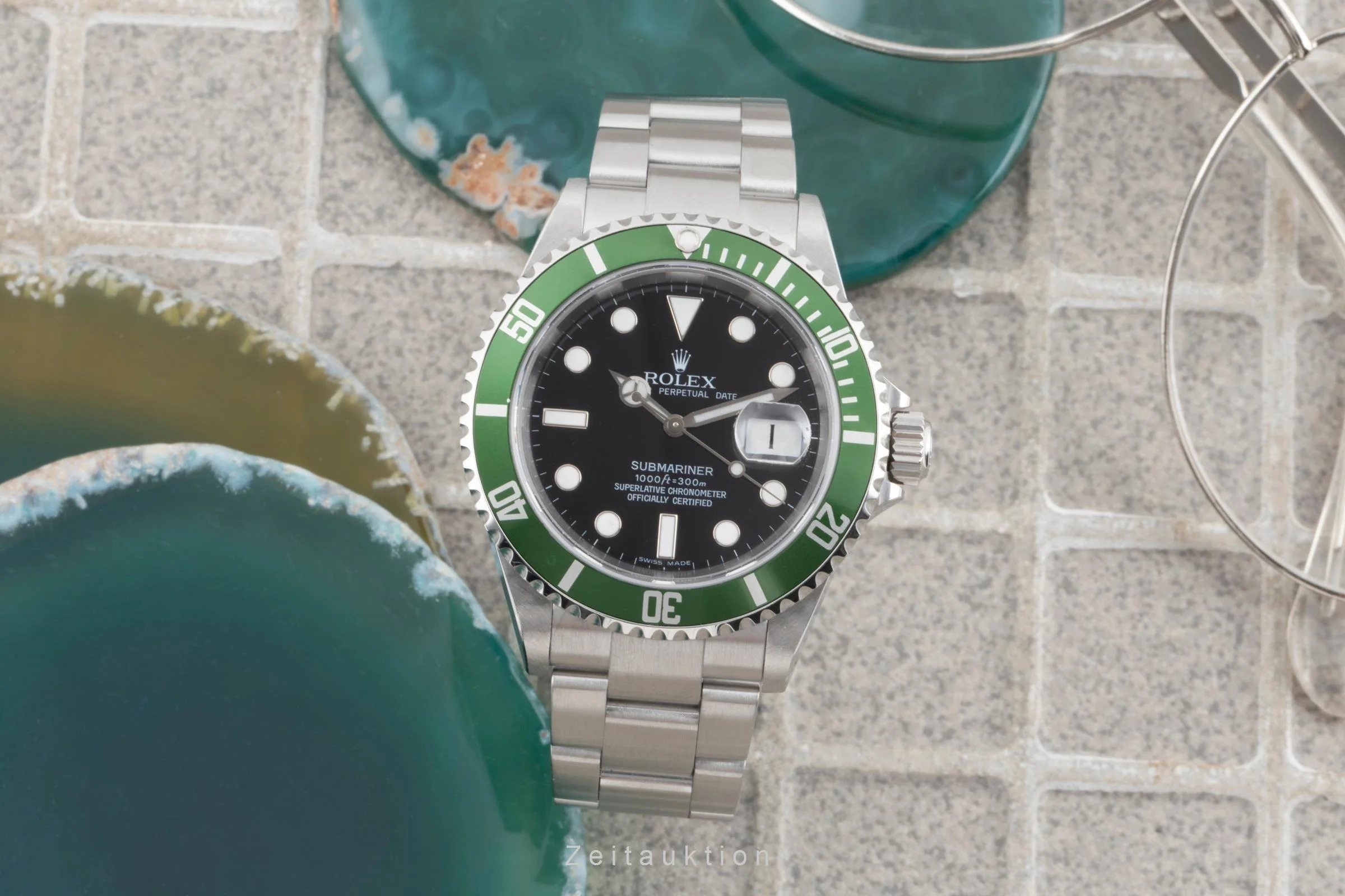 Rolex Submariner steel automatic men's watch 16610LV  [2506002] - Image 4