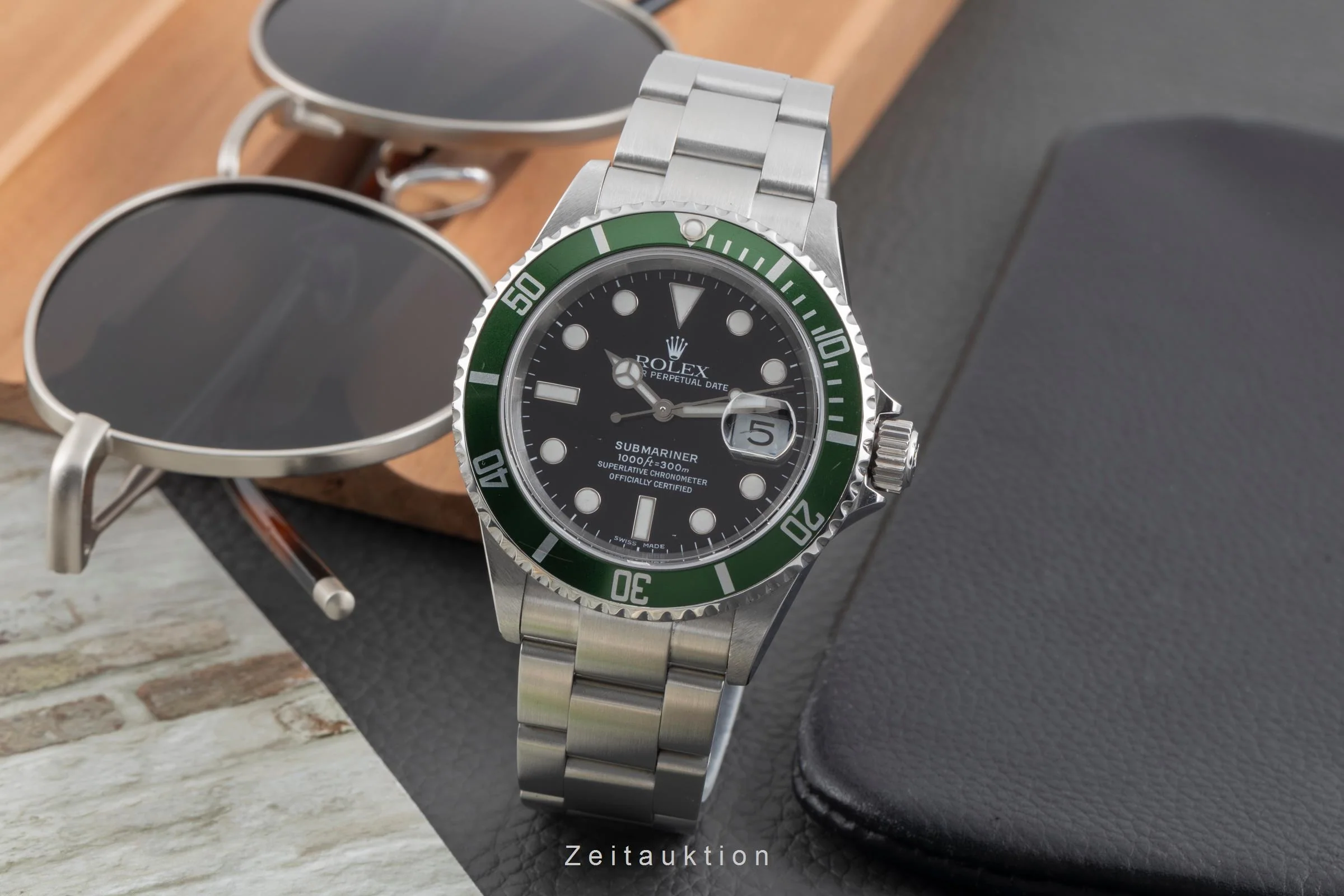 Rolex Submariner steel automatic men's watch 16610LV  [2507175] - Image 4