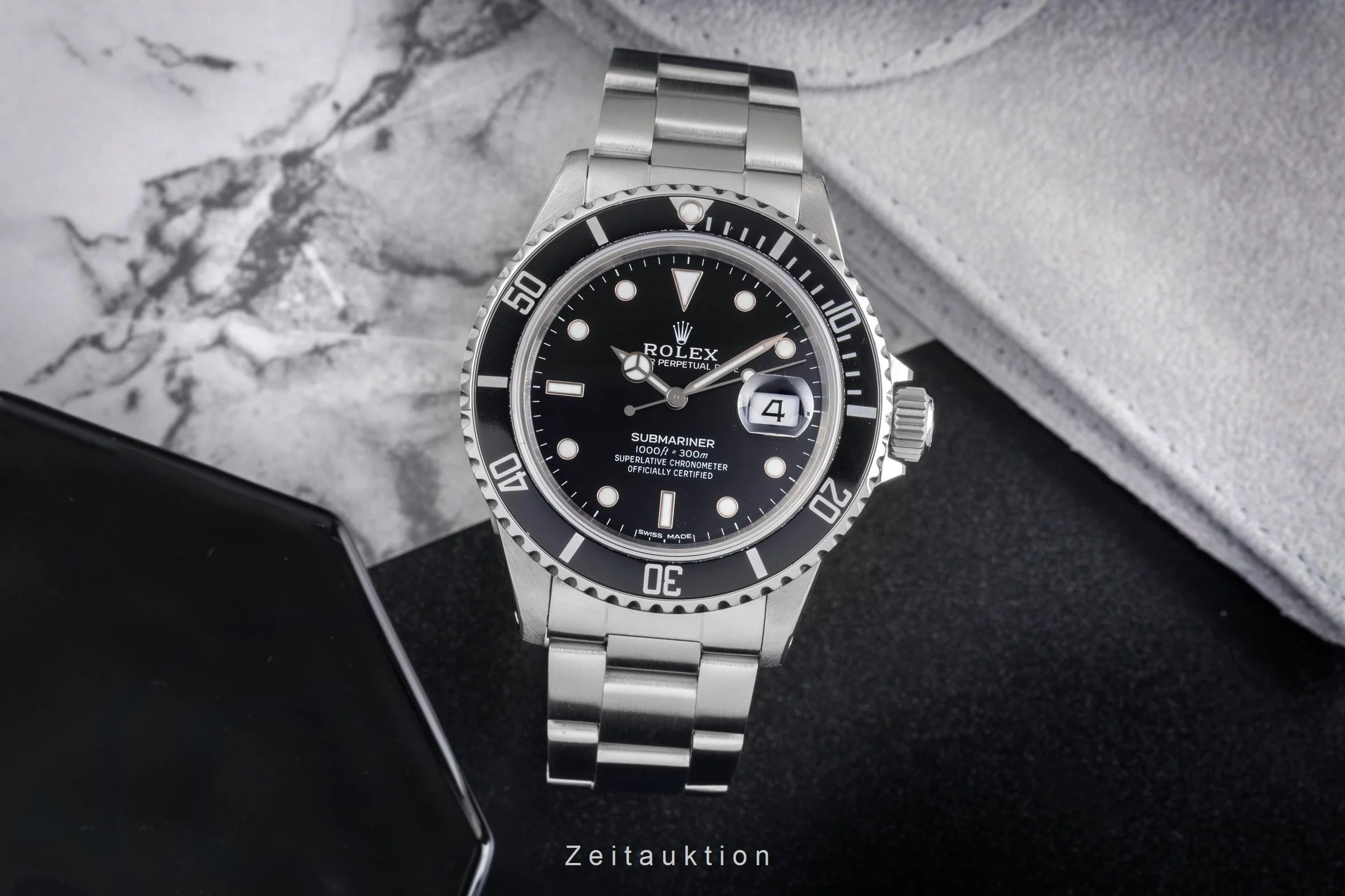 Rolex Submariner steel automatic men's watch 16800  [2503208] - Image 4
