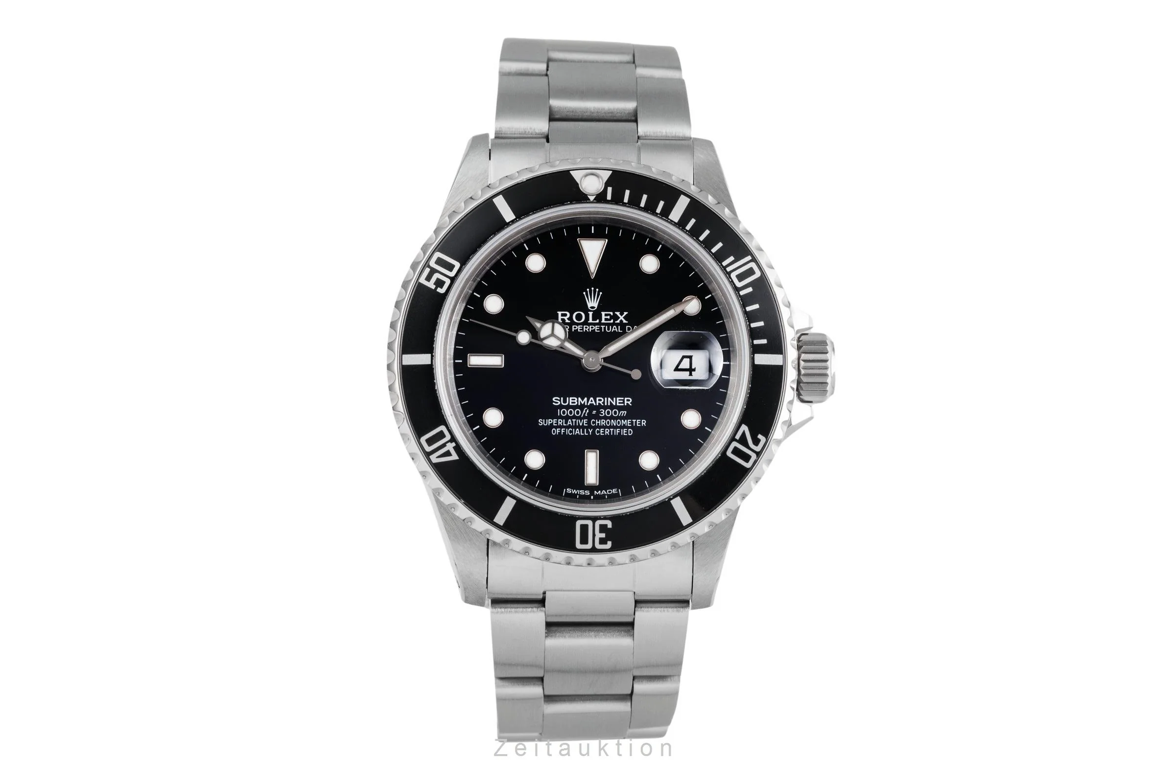 Rolex Submariner steel automatic men's watch 16800  [2503208] - Image 5