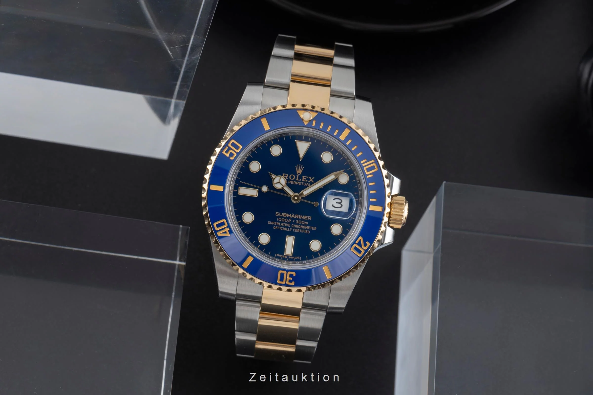 Rolex Submariner steel / gold automatic men's watch 116613LB  [2504852] - Image 4