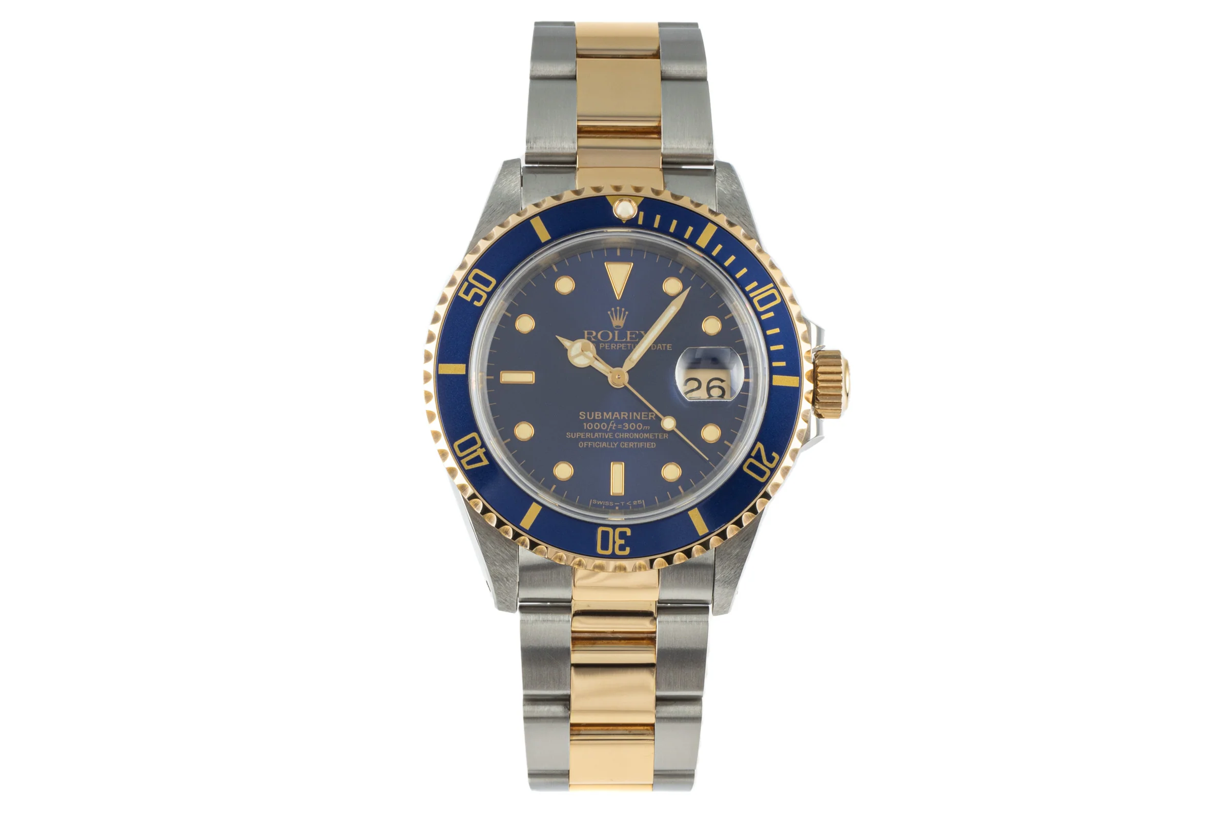 Rolex Submariner steel / gold automatic men's watch 16613  [2207450] - Image 4