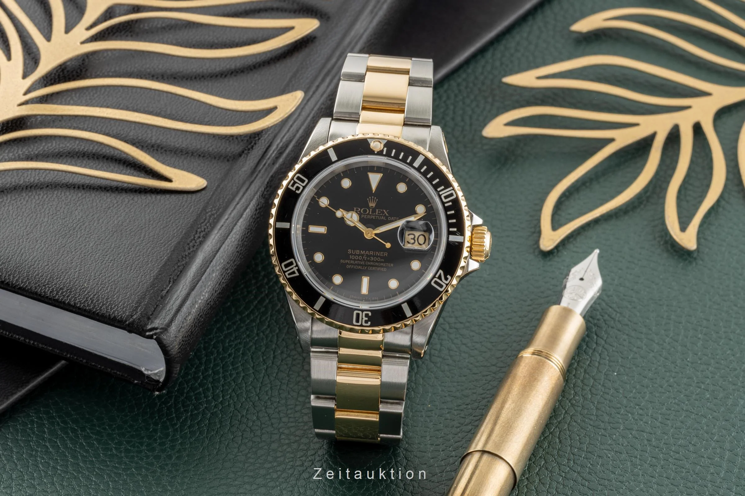 Rolex Submariner steel / gold automatic men's watch 16613 LP: 15350EUR  [2302220] - Image 3