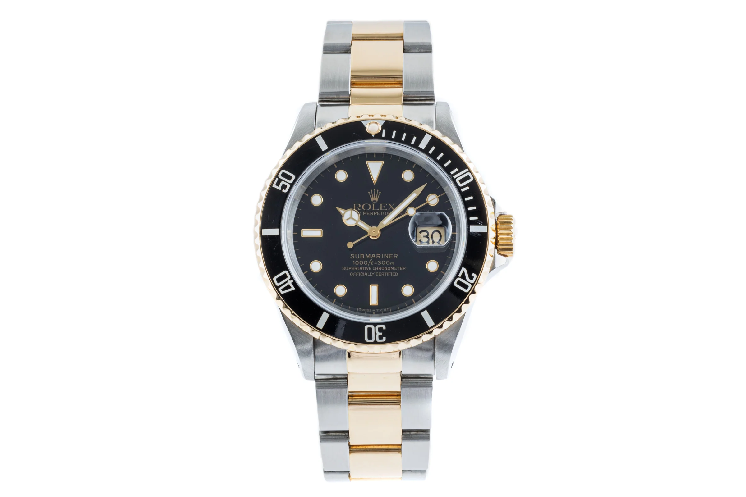 Rolex Submariner steel / gold automatic men's watch 16613 LP: 15350EUR  [2302220] - Image 4