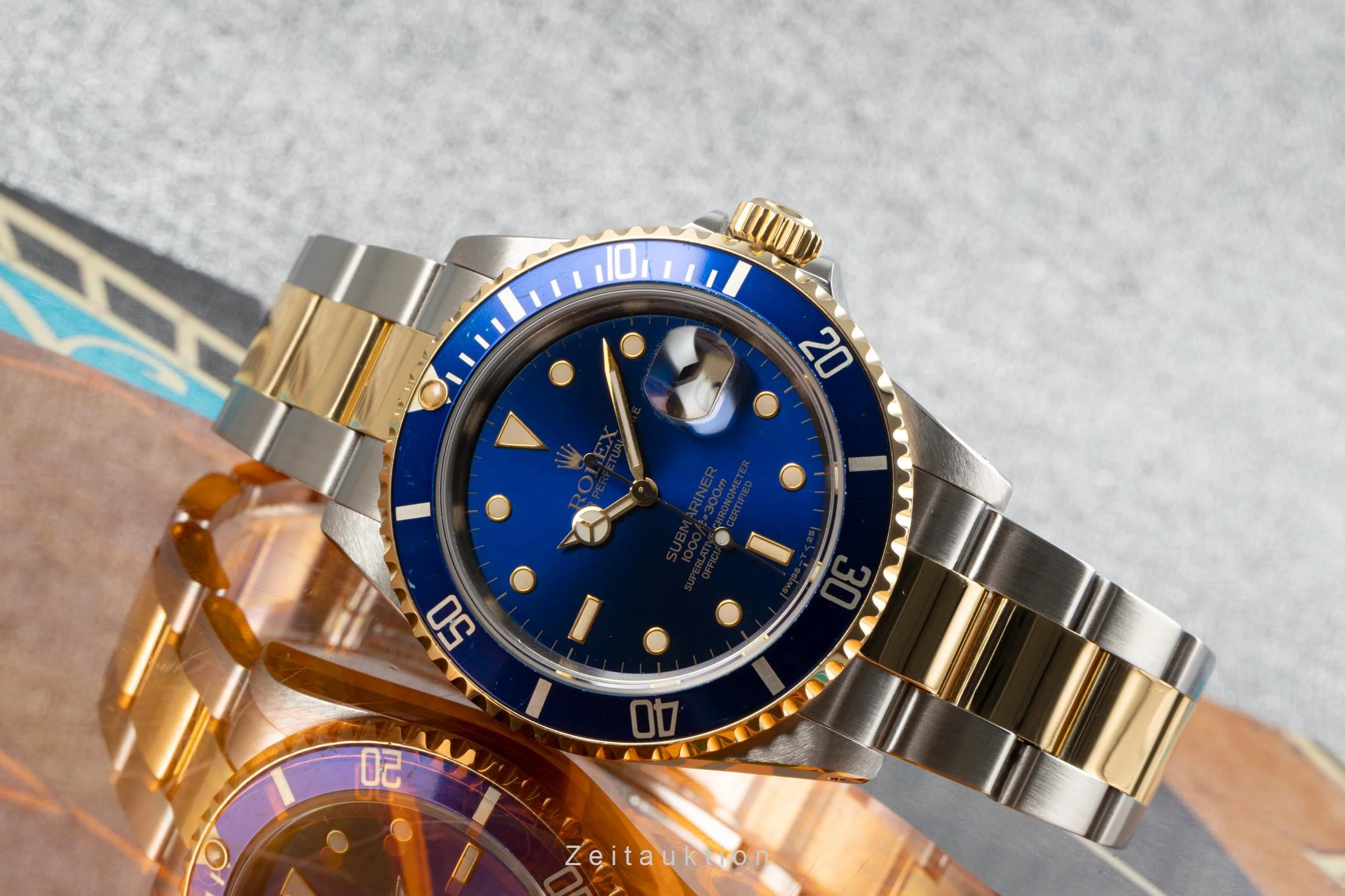 Rolex Submariner steel / gold automatic men's watch 16613 LP: 15350EUR  [2303344] - Image 2