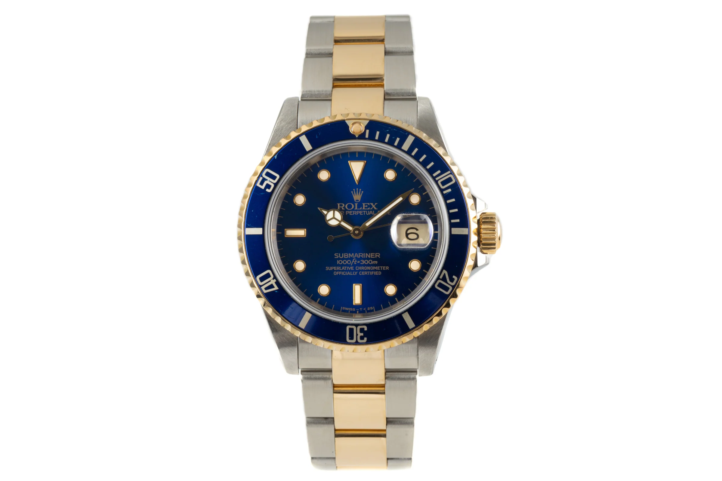 Rolex Submariner steel / gold automatic men's watch 16613 LP: 15350EUR  [2303344] - Image 4