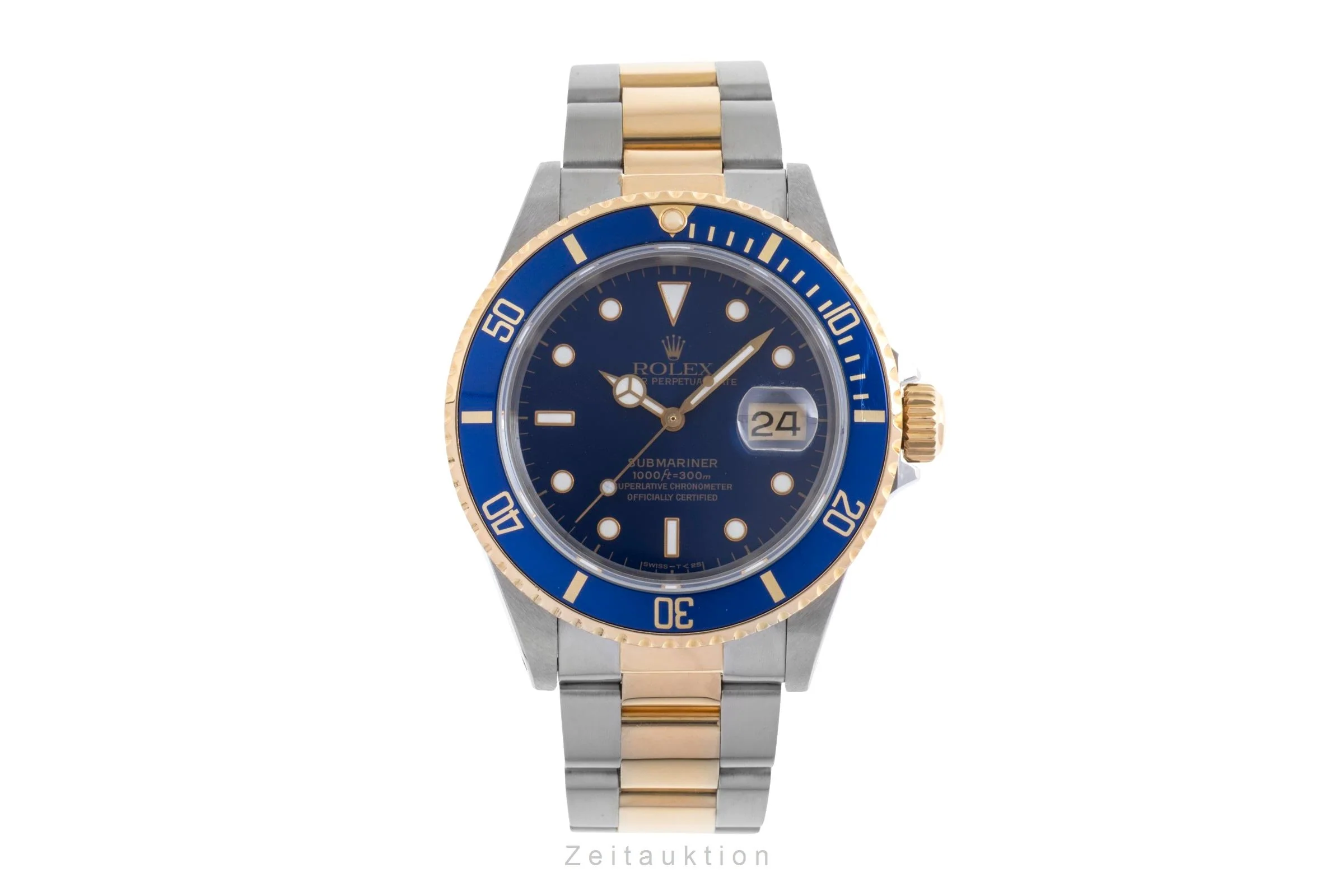 Rolex Submariner steel / gold automatic men's watch 16613  [2502325] - Image 5