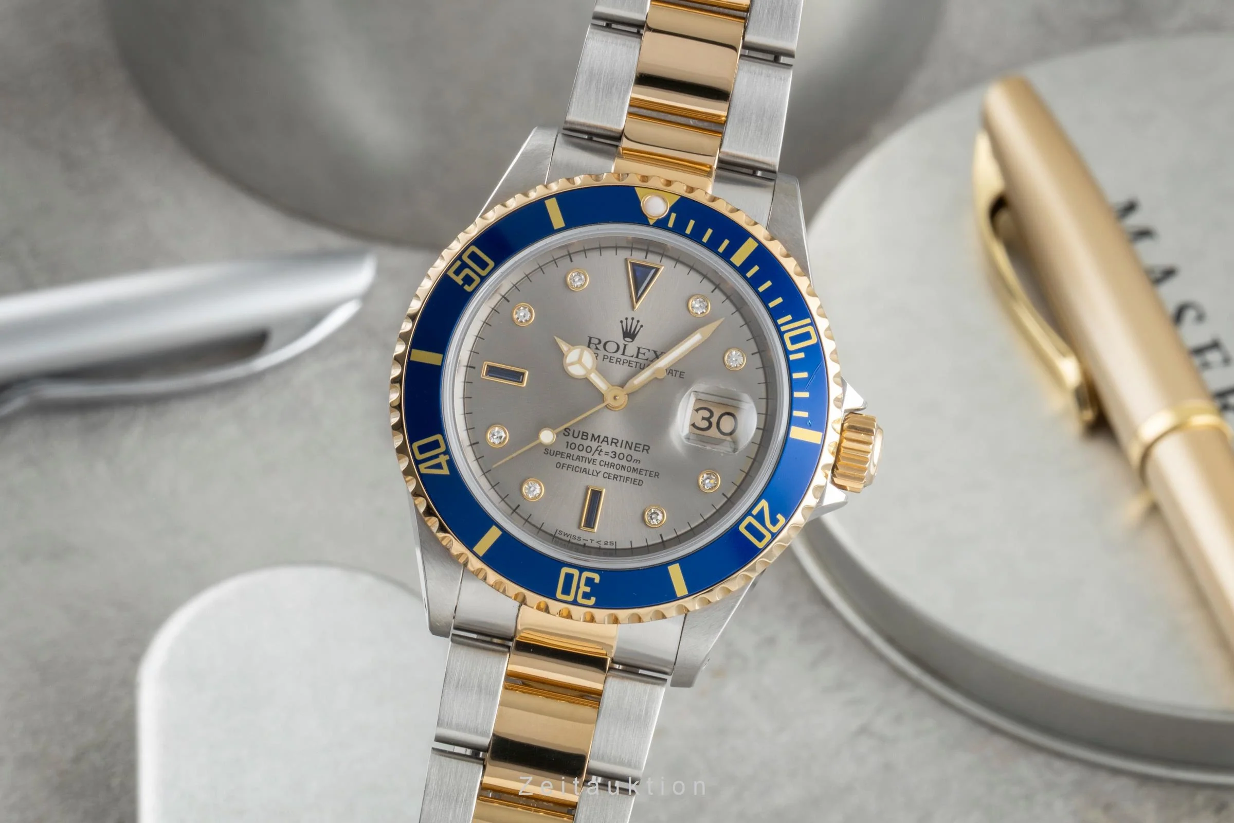 Rolex Submariner steel / gold automatic men's watch 16613  [2503964] - Image 2