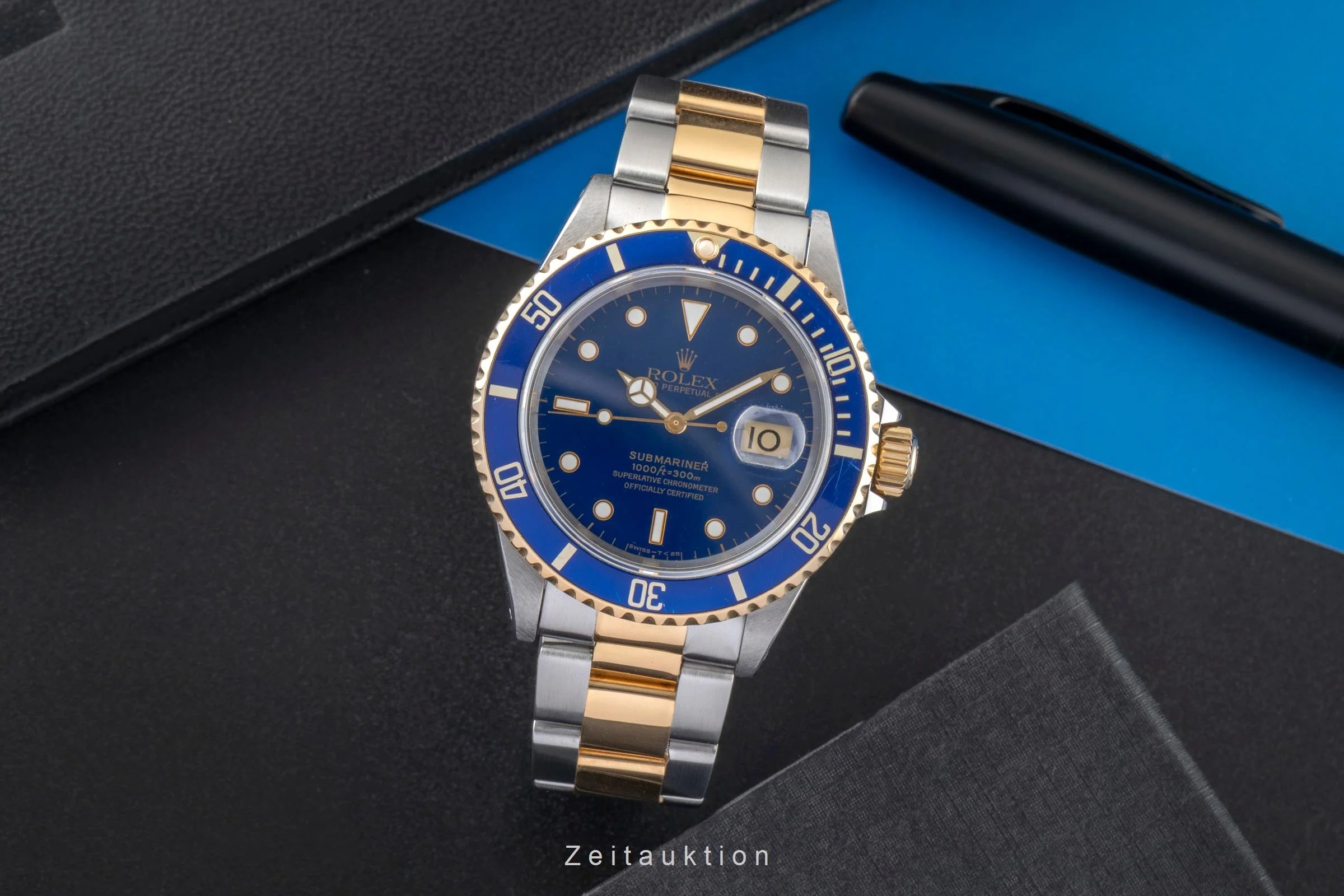 Rolex Submariner steel / gold automatic men's watch 16613  [2601176] - Image 4