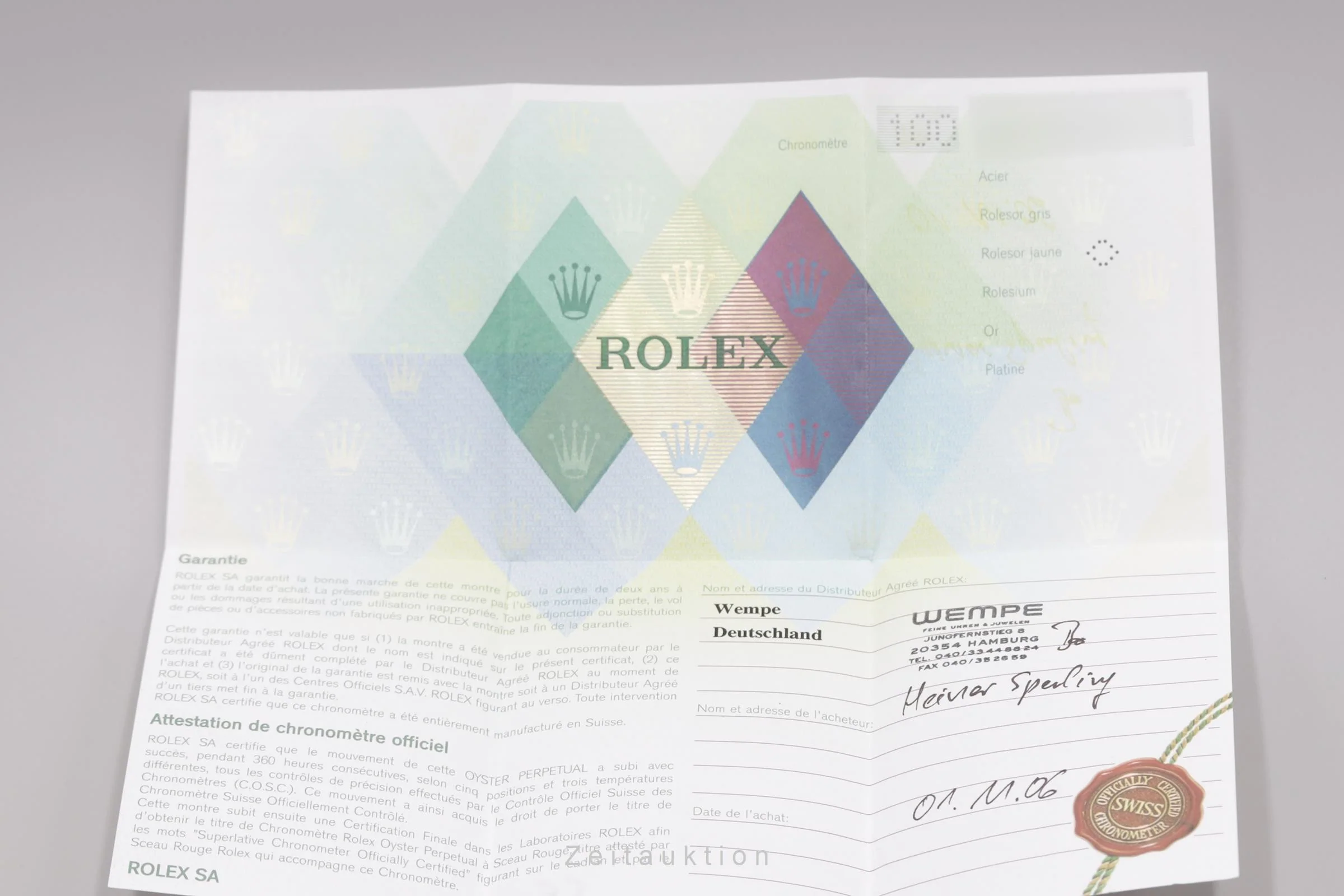 Rolex Submariner steel / gold automatic men's watch 16613T  [2200568] - Image 12