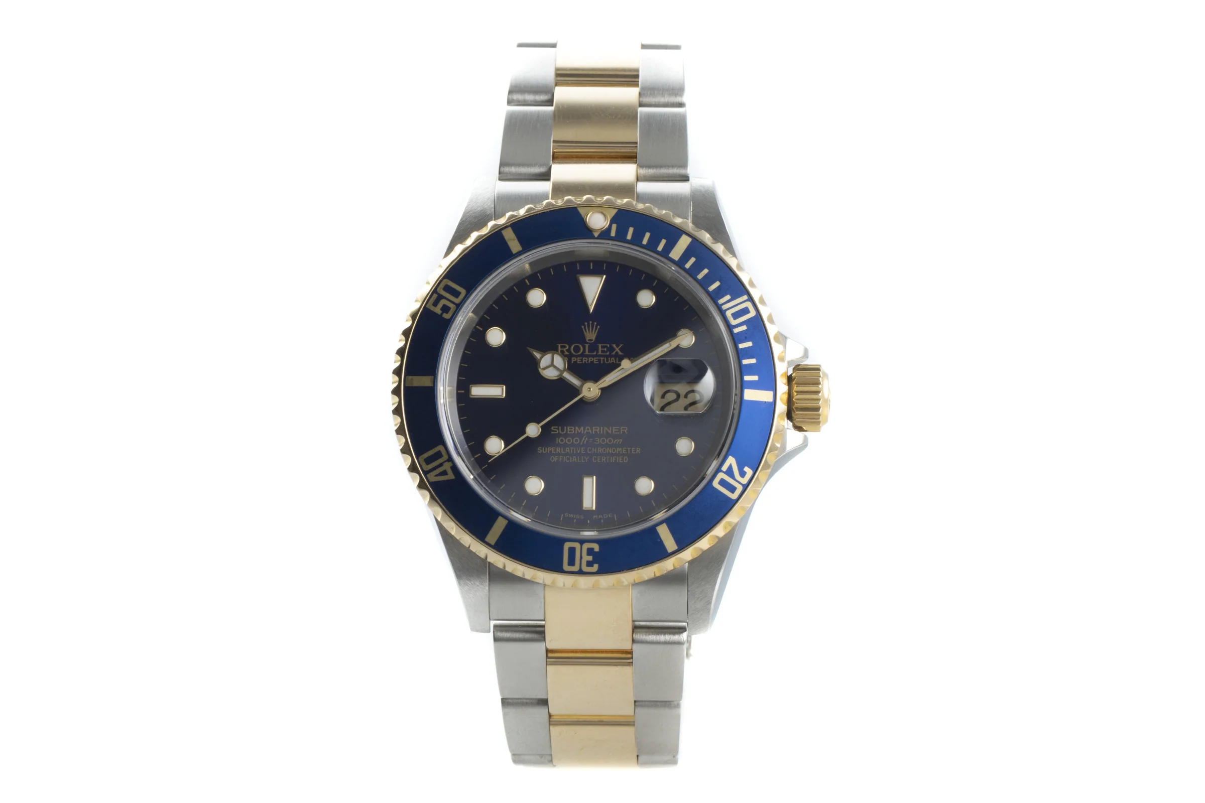 Rolex Submariner steel / gold automatic men's watch 16613T  [2200568] - Image 4