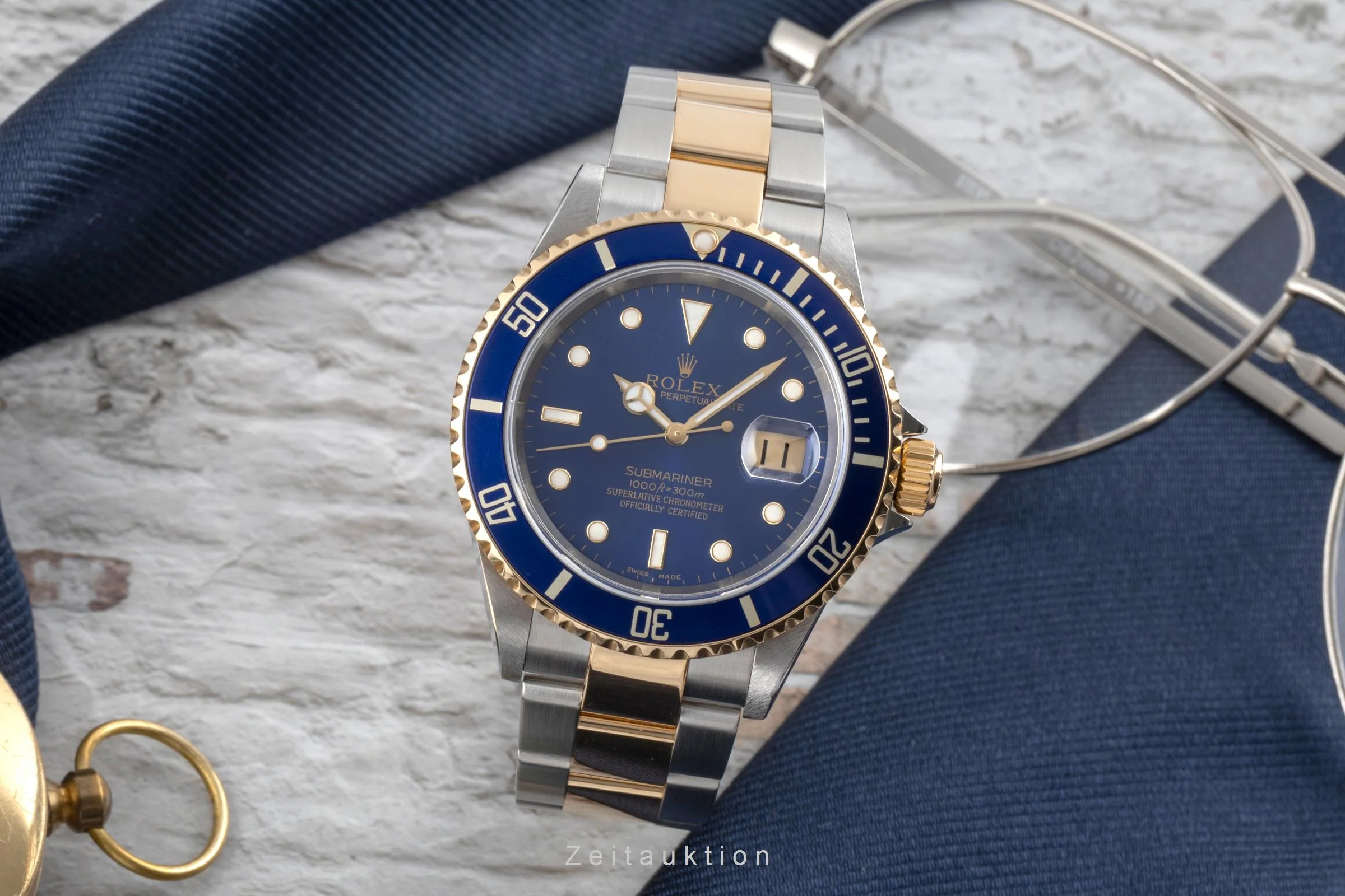 Rolex Submariner steel / gold automatic men's watch 16613T  [2504842] - Image 4