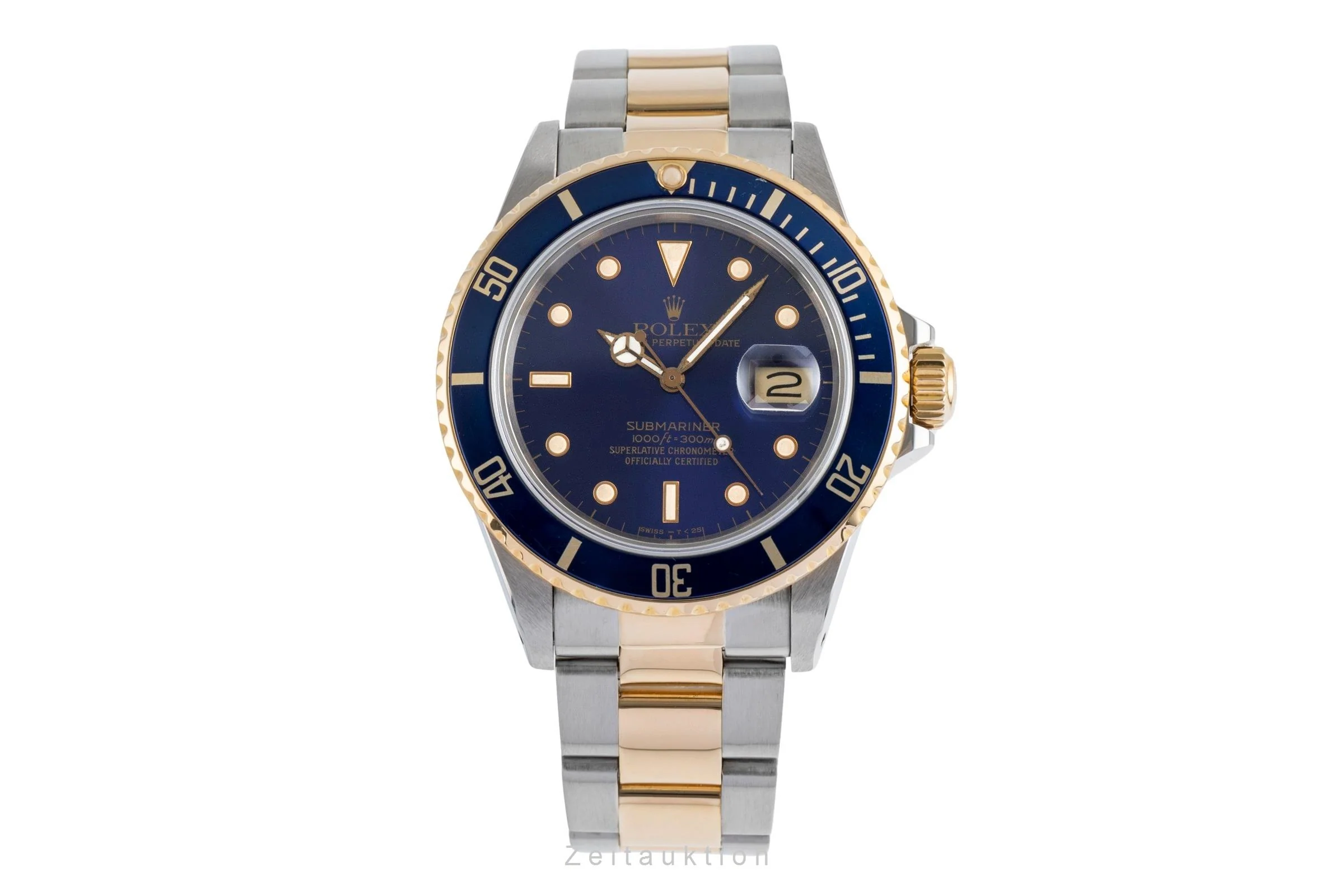 Rolex Submariner steel / gold automatic men's watch 16803  [2502179] - Image 5