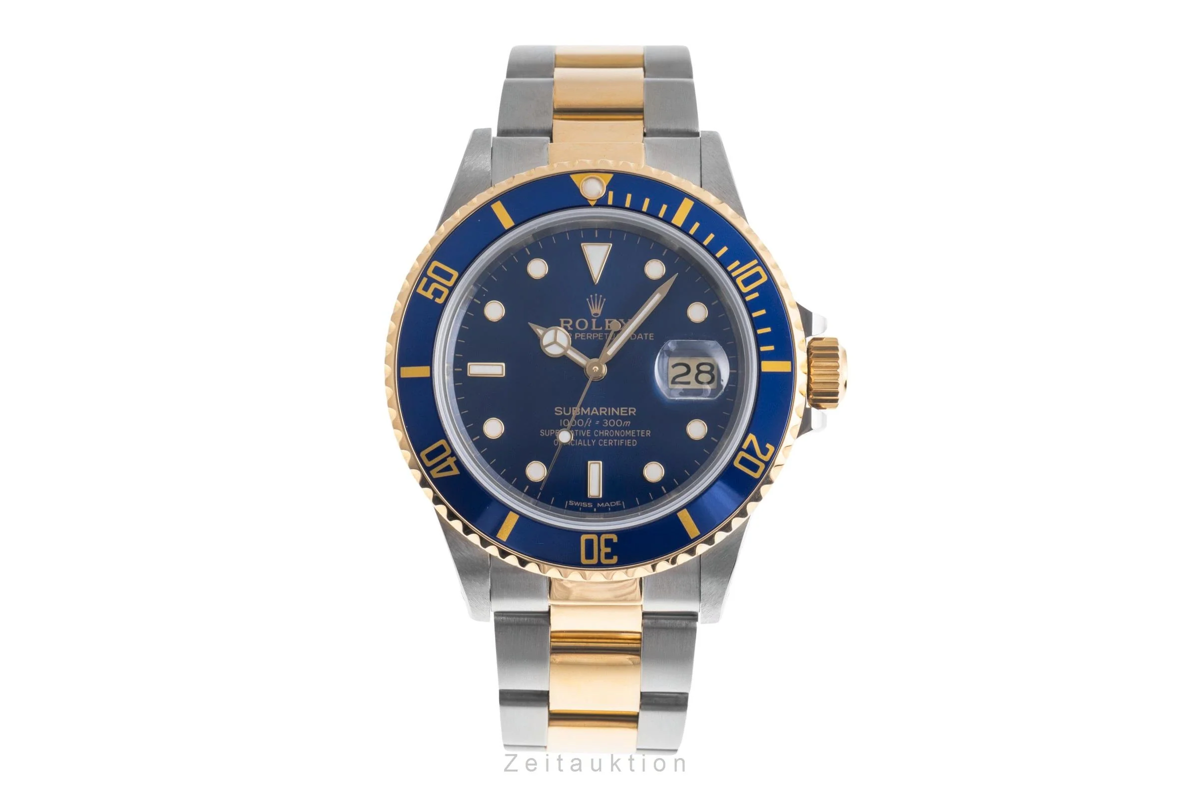 Rolex Submariner steel / gold automatic men's watch 16803  [2502540] - Image 5