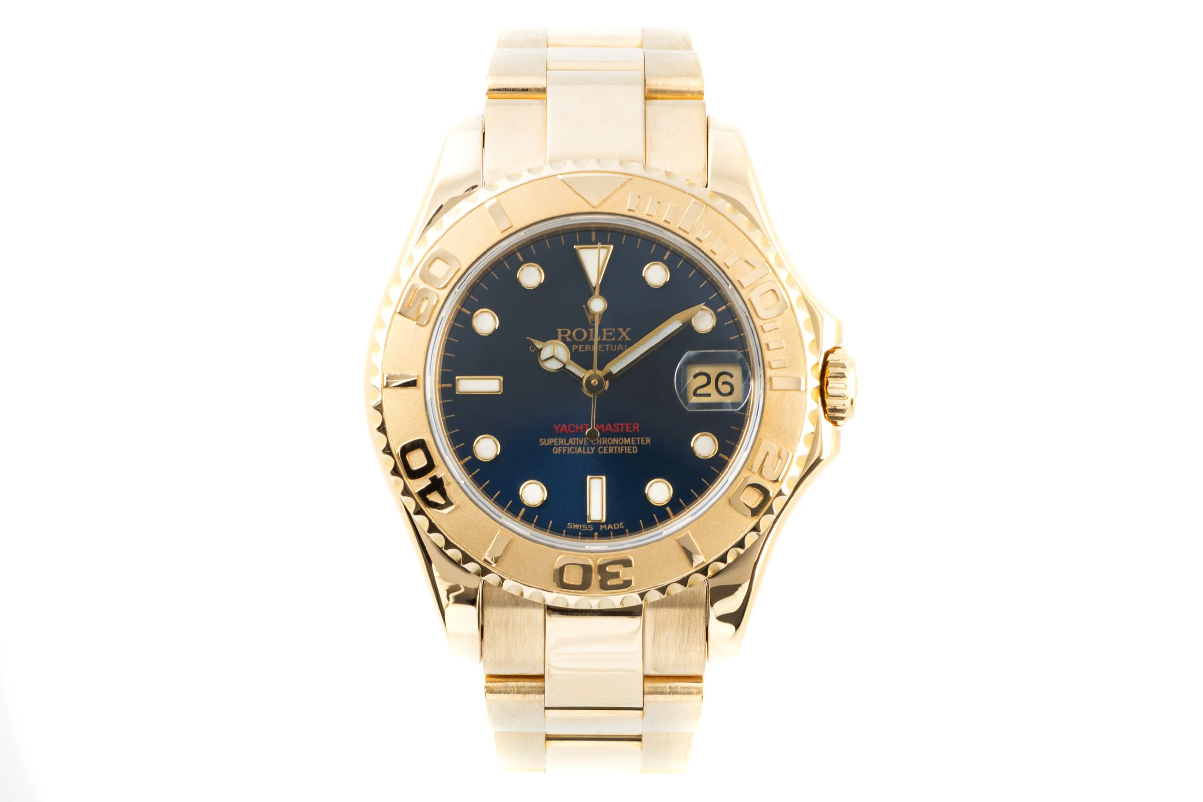 Rolex Yacht-Master 18 ct gold automatic men's watch 68628  [2200801] - Image 4