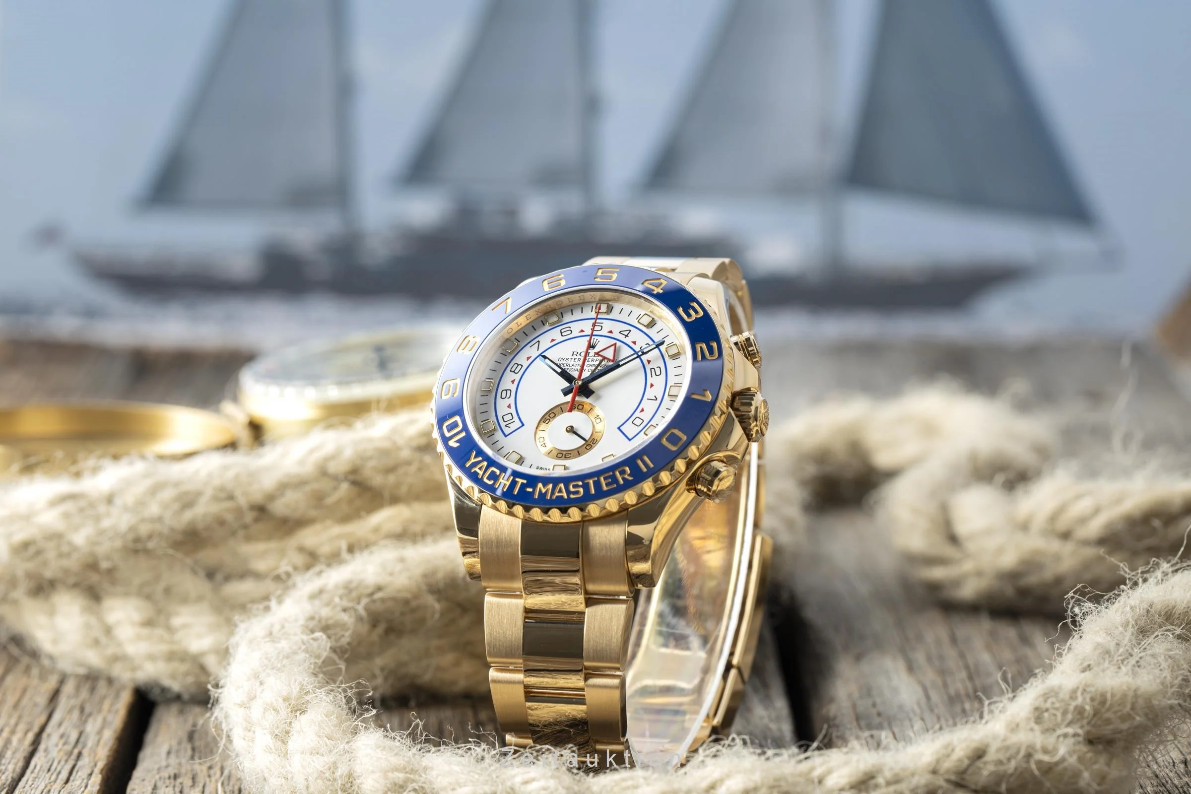 Rolex Yacht-Master II chronograph 18 ct gold automatic men's watch 116688M  [2201147] - Image 2