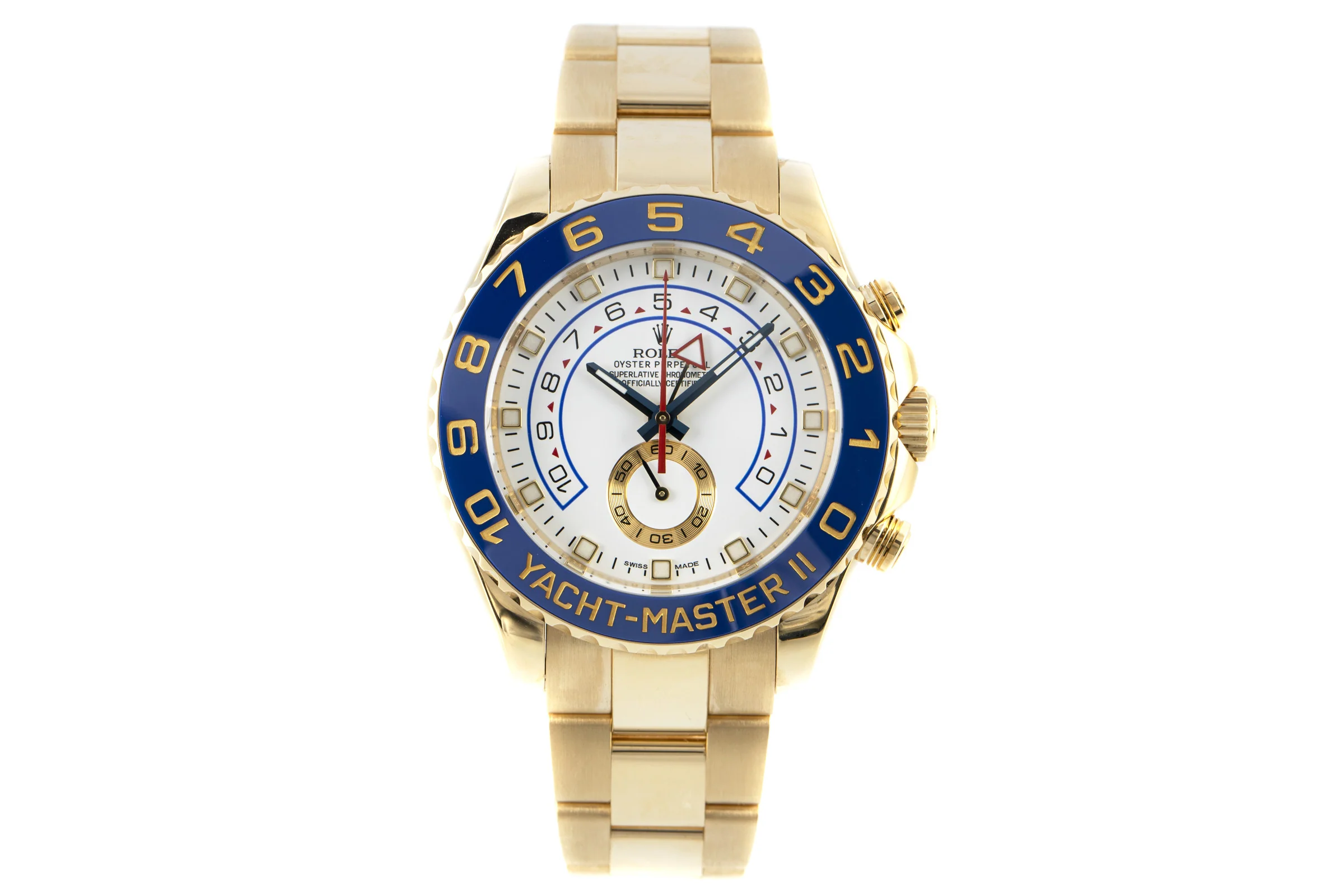 Rolex Yacht-Master II chronograph 18 ct gold automatic men's watch 116688M  [2201147] - Image 4