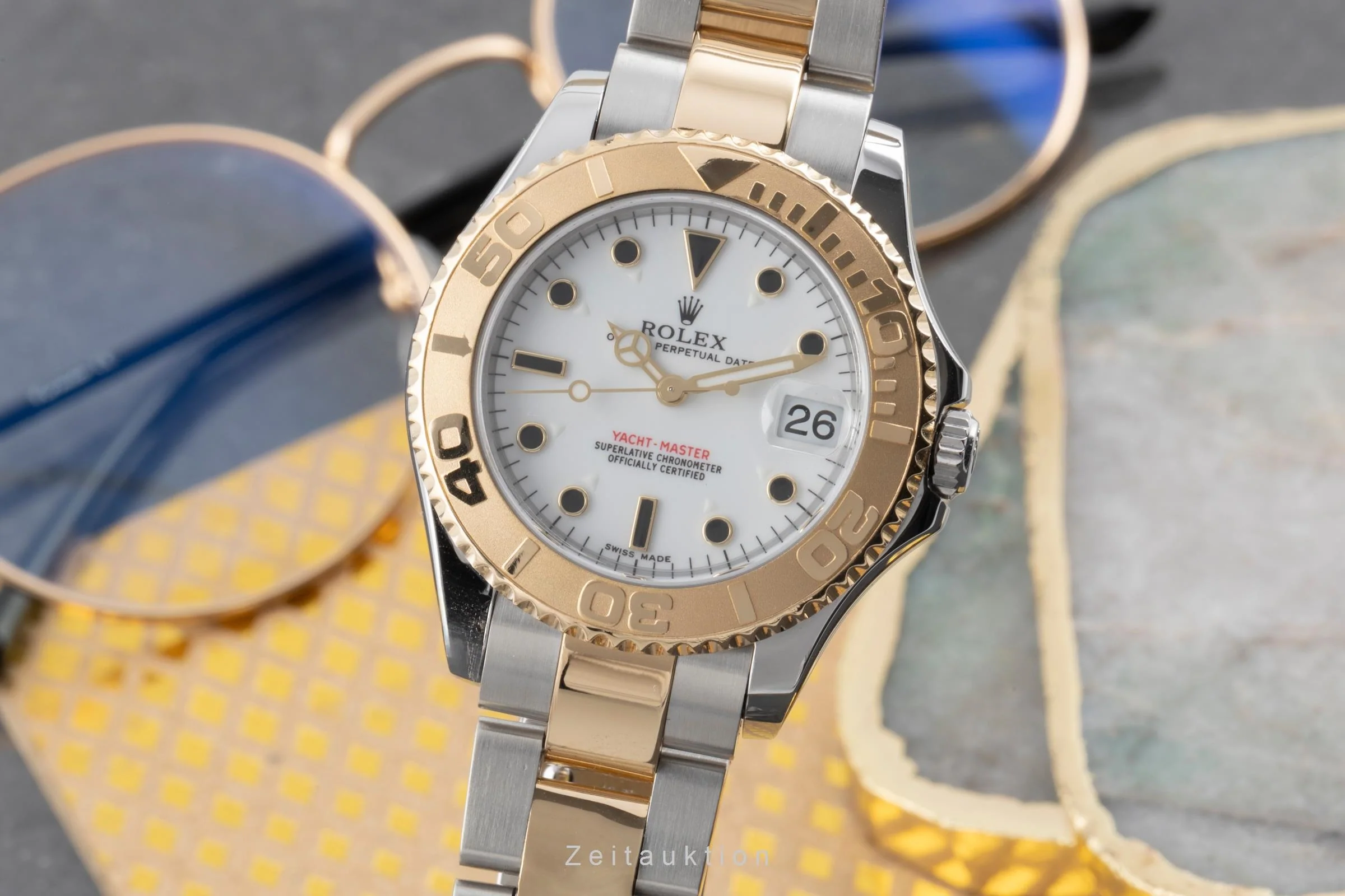 Rolex Yacht-Master steel / gold automatic men's watch 168623 LP: 16000EUR  [2505955] - Image 2