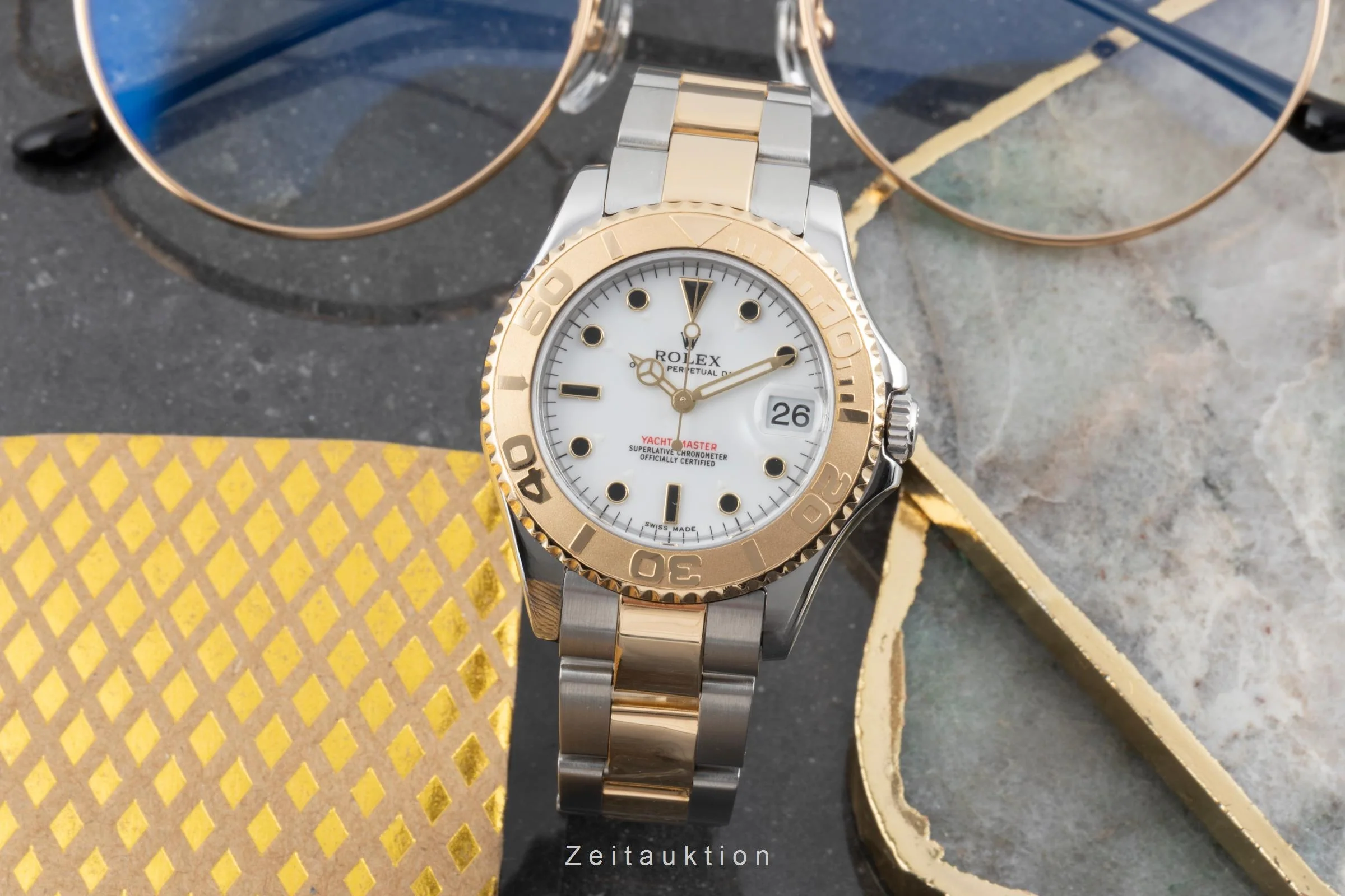 Rolex Yacht-Master steel / gold automatic men's watch 168623 LP: 16000EUR  [2505955] - Image 4