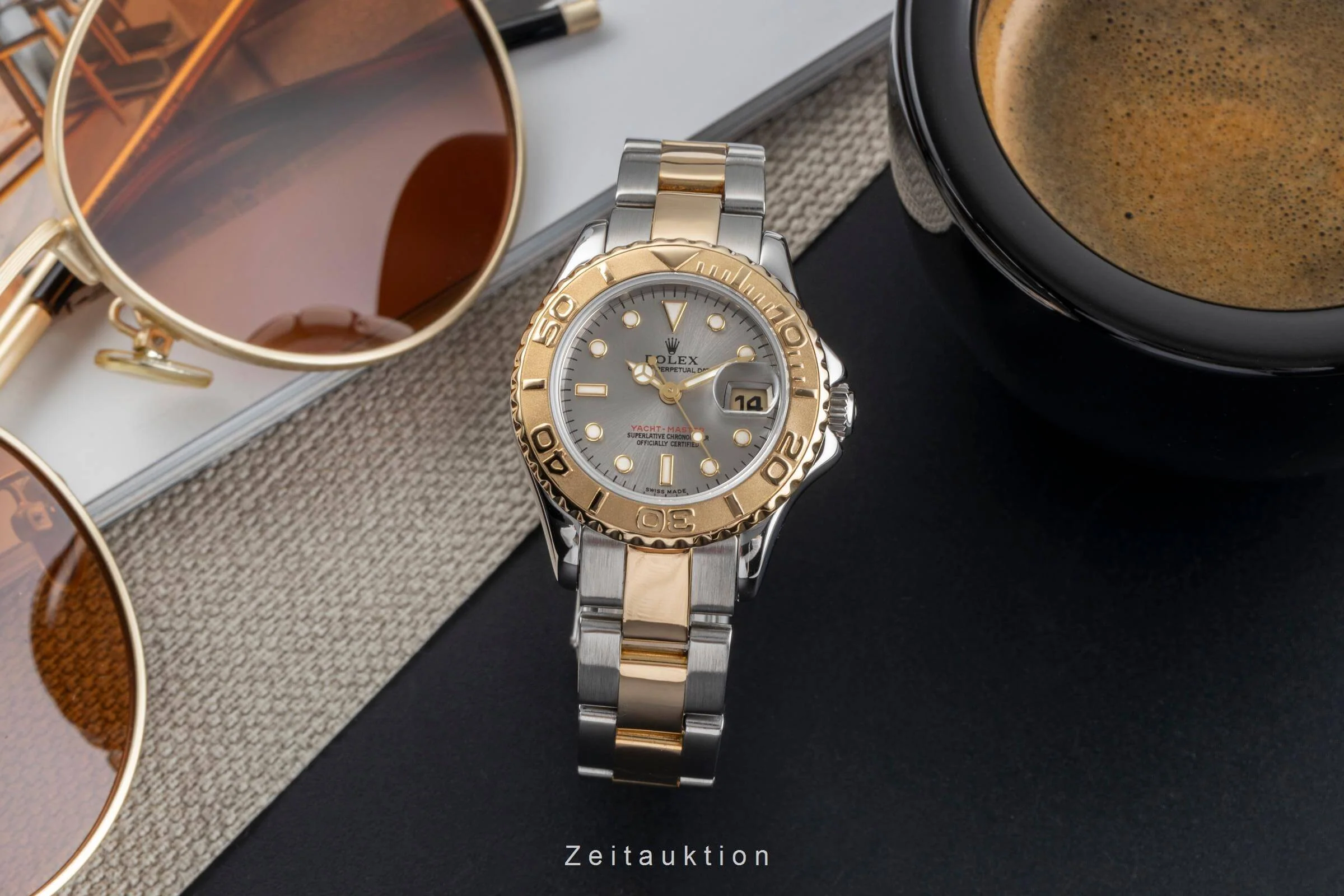Rolex Yacht-Master steel / gold automatic women's watch 69623  [2501555] - Image 4