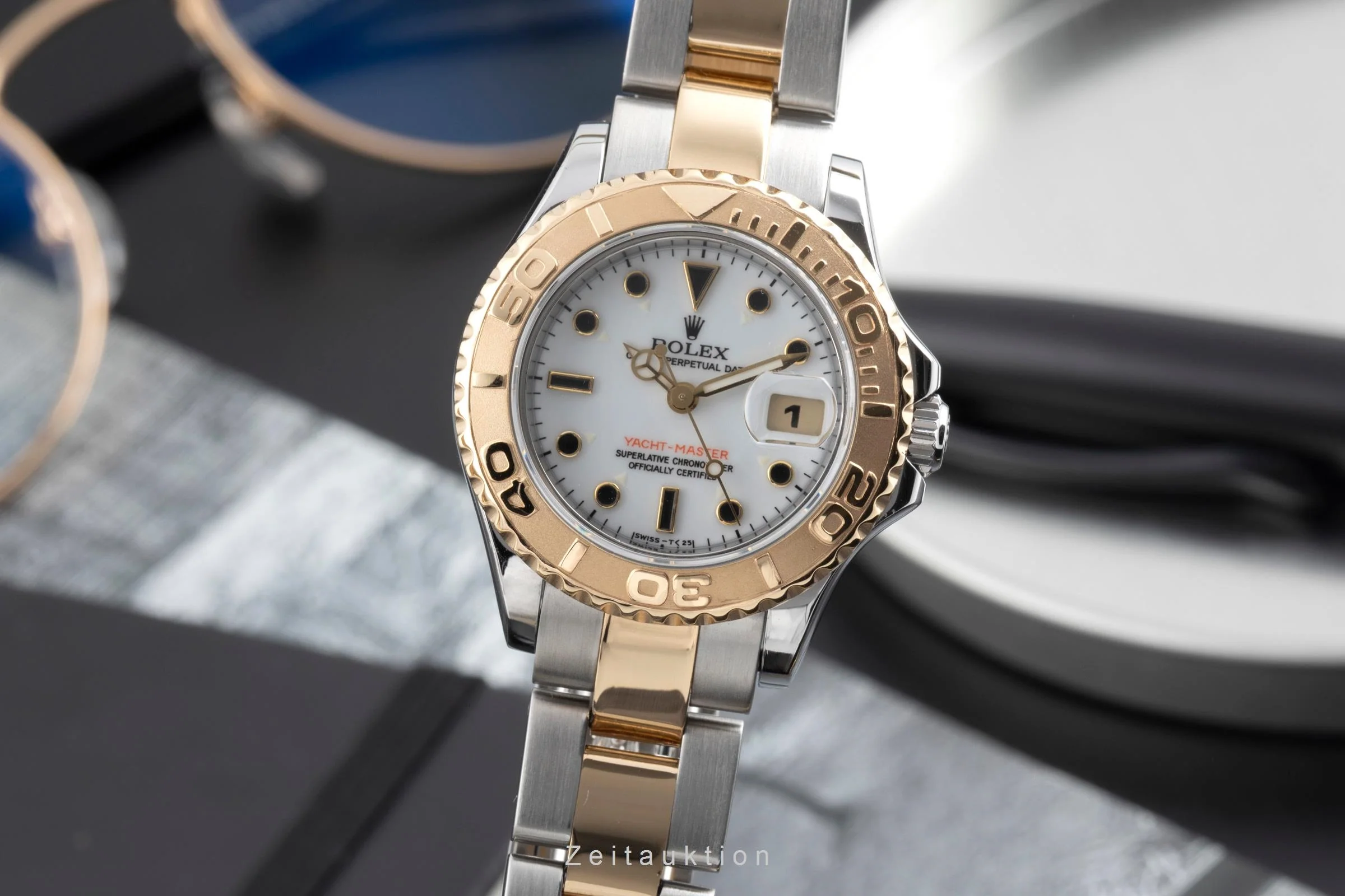 Rolex Yacht-Master steel / gold automatic women's watch 69623  [2600322] - Image 2