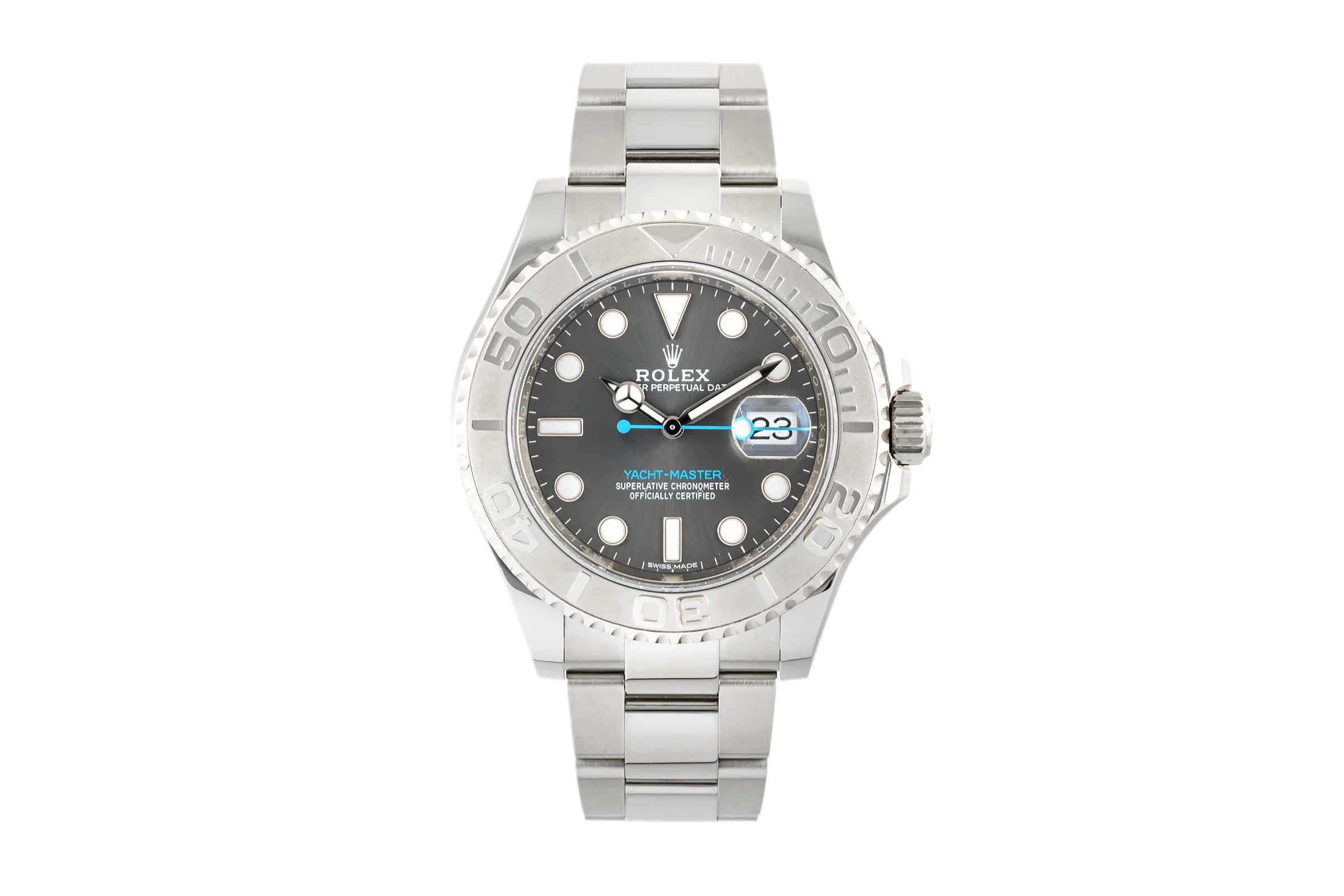 Rolex Yacht-Master steel / platinium automatic men's watch 116622  [2304980] - Image 4