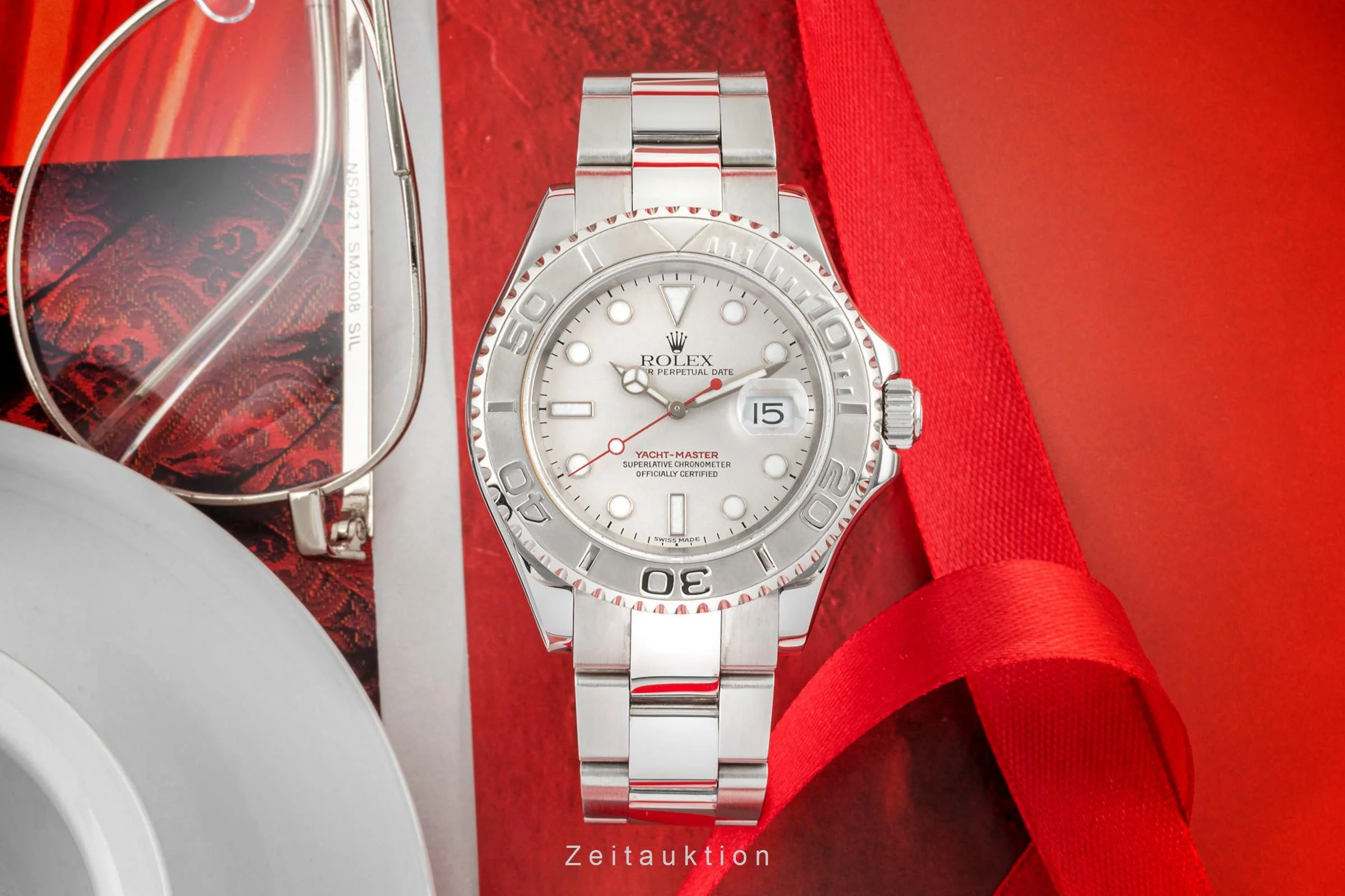 Rolex Yacht-Master steel / platinium automatic men's watch 16622 LP: 12300EUR  [2401109] - Image 2