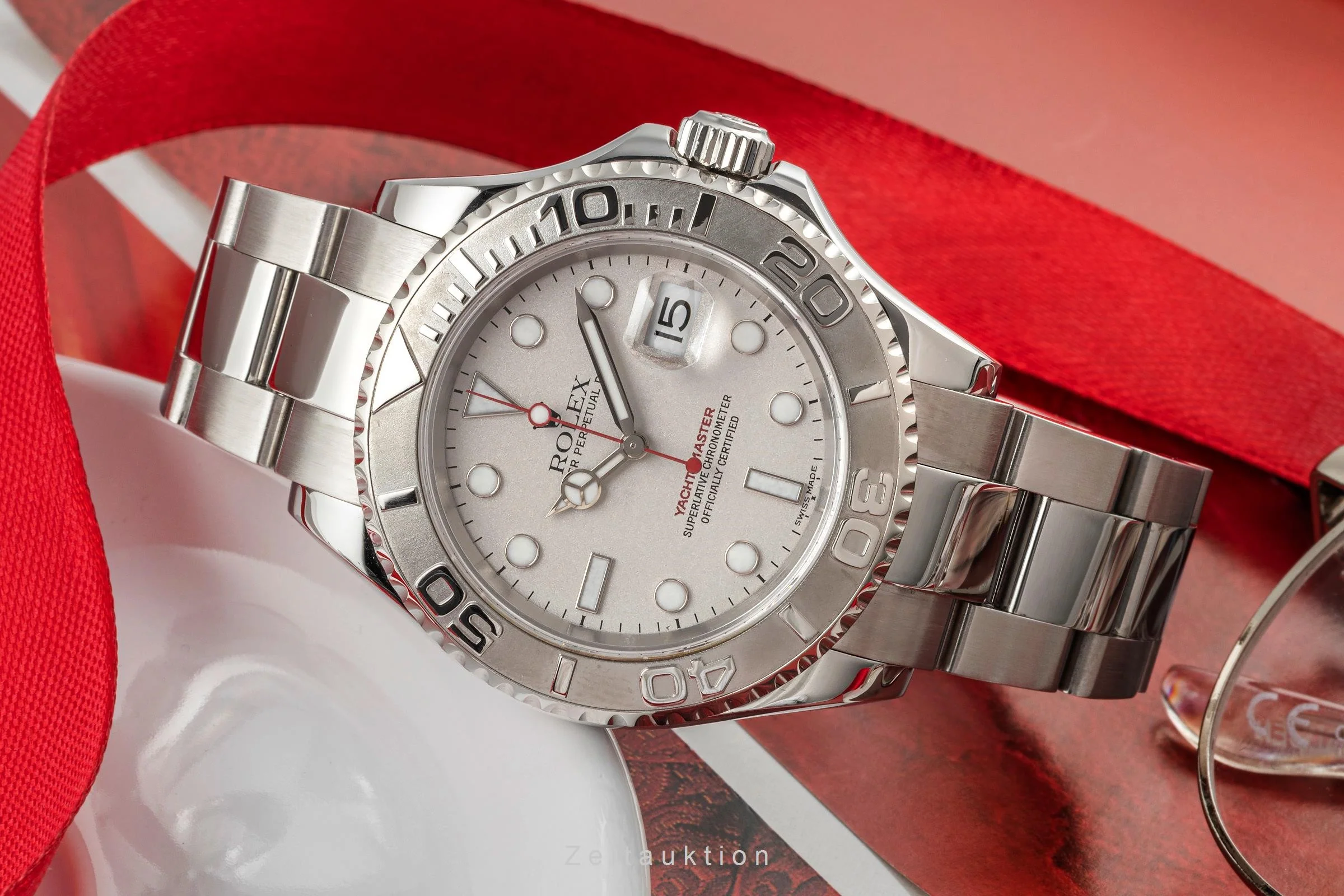 Rolex Yacht-Master steel / platinium automatic men's watch 16622 LP: 12300EUR  [2401109] - Image 3
