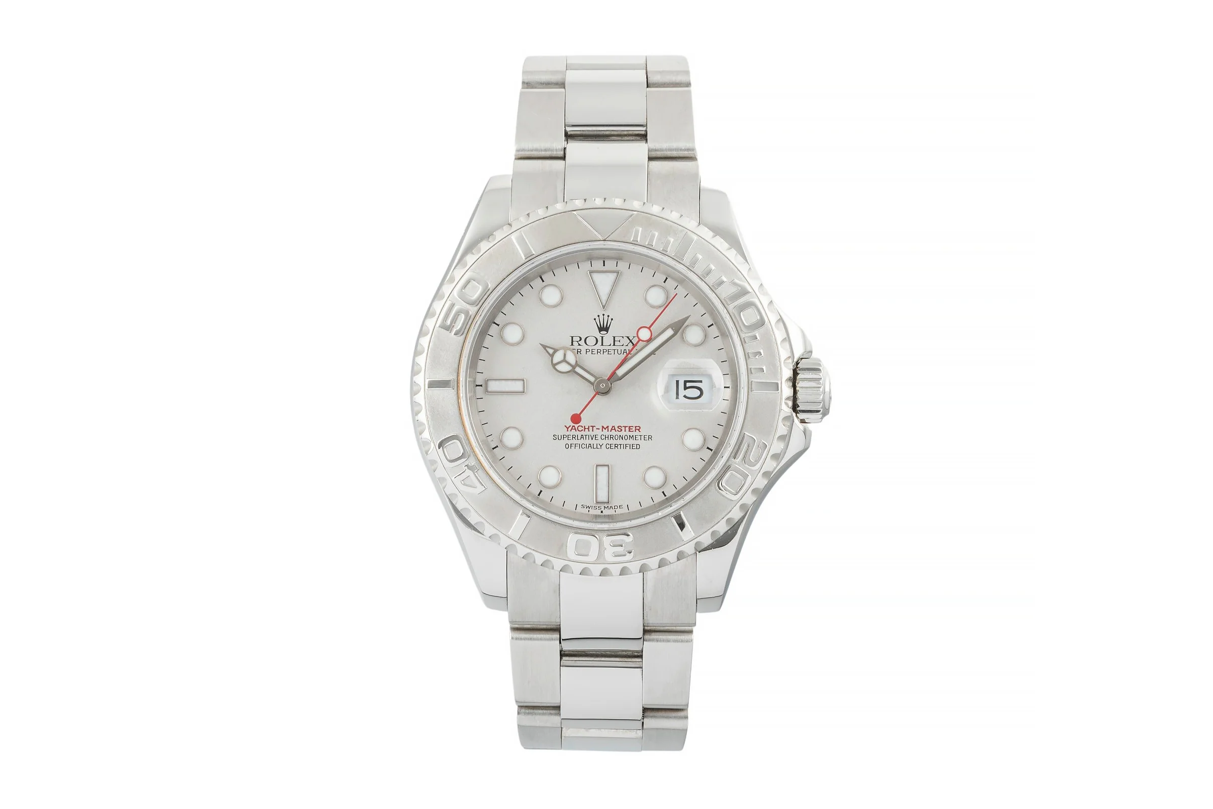 Rolex Yacht-Master steel / platinium automatic men's watch 16622 LP: 12300EUR  [2401109] - Image 4